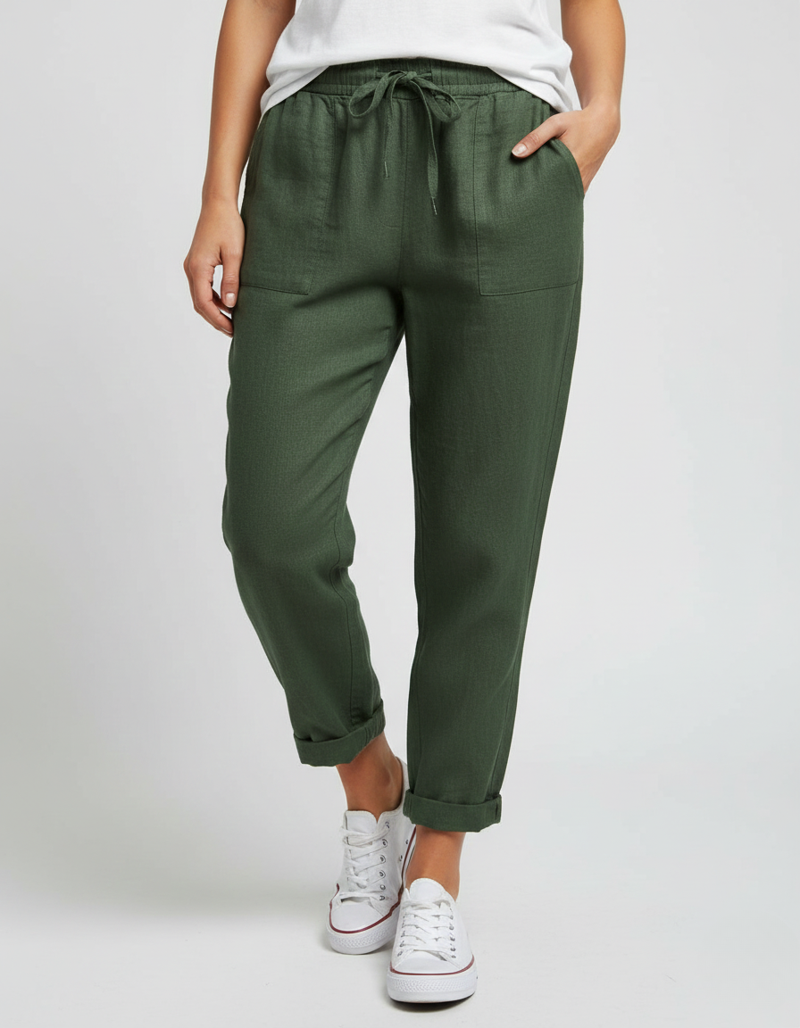 Women’s High-Waist Pants | Flowing Fit