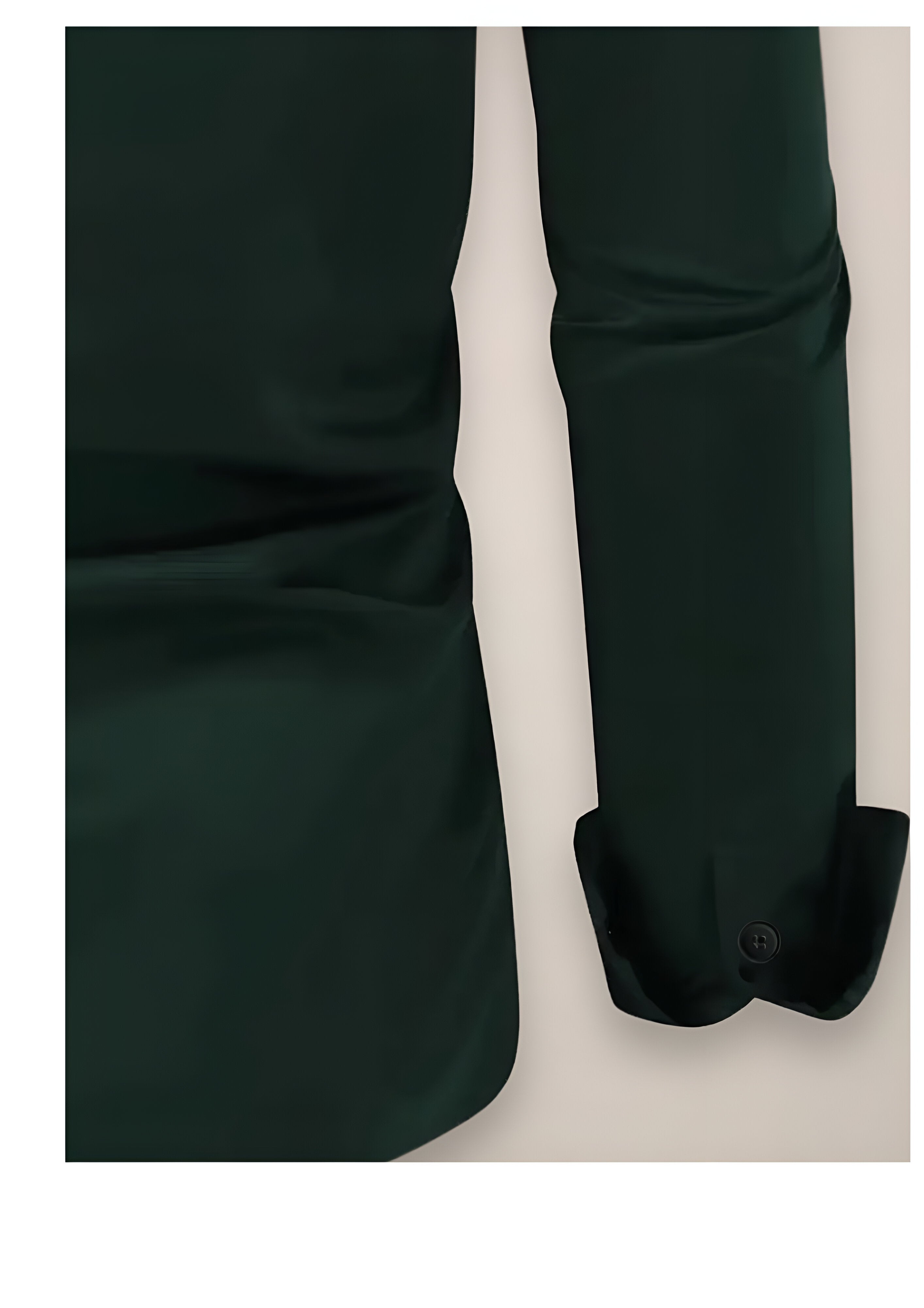 Men’s Long-Sleeve Dress Shirt | Notched Collar Office Wear