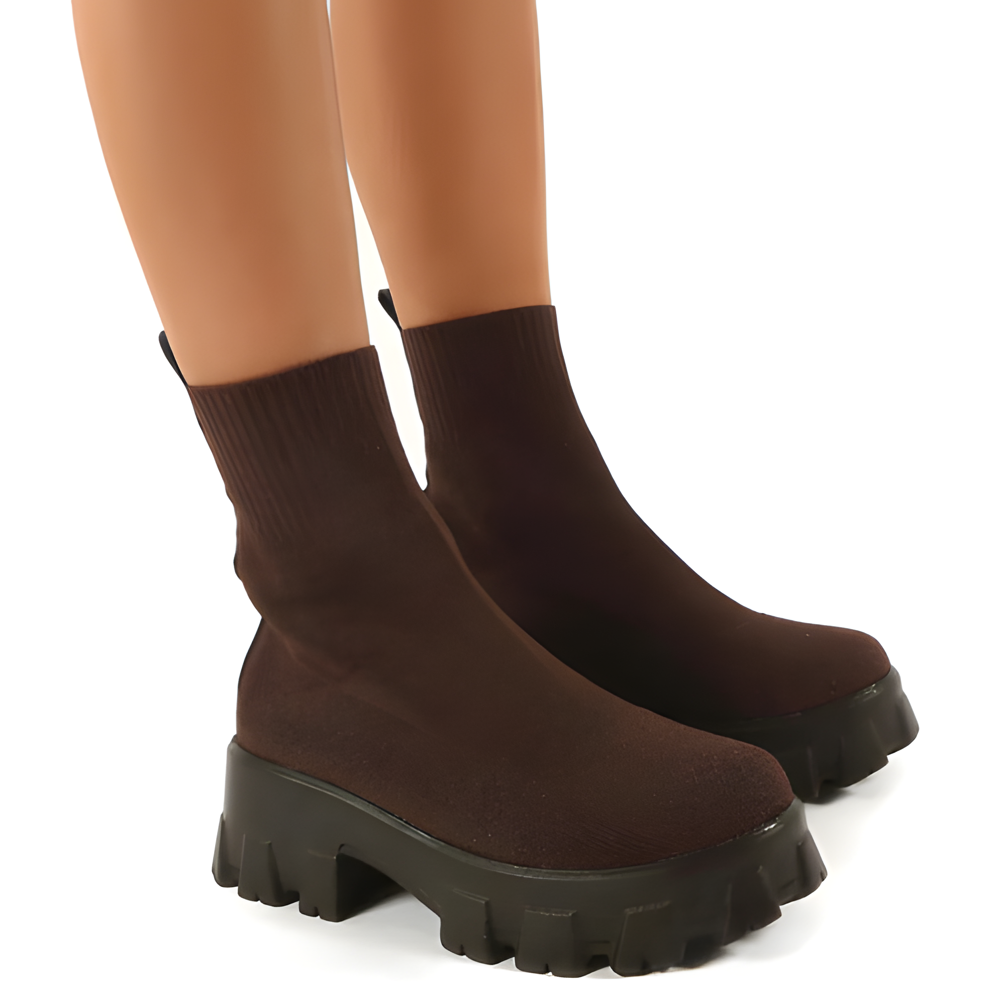 Chunky Ankle Boots | Women’s Pull-On Platform Style