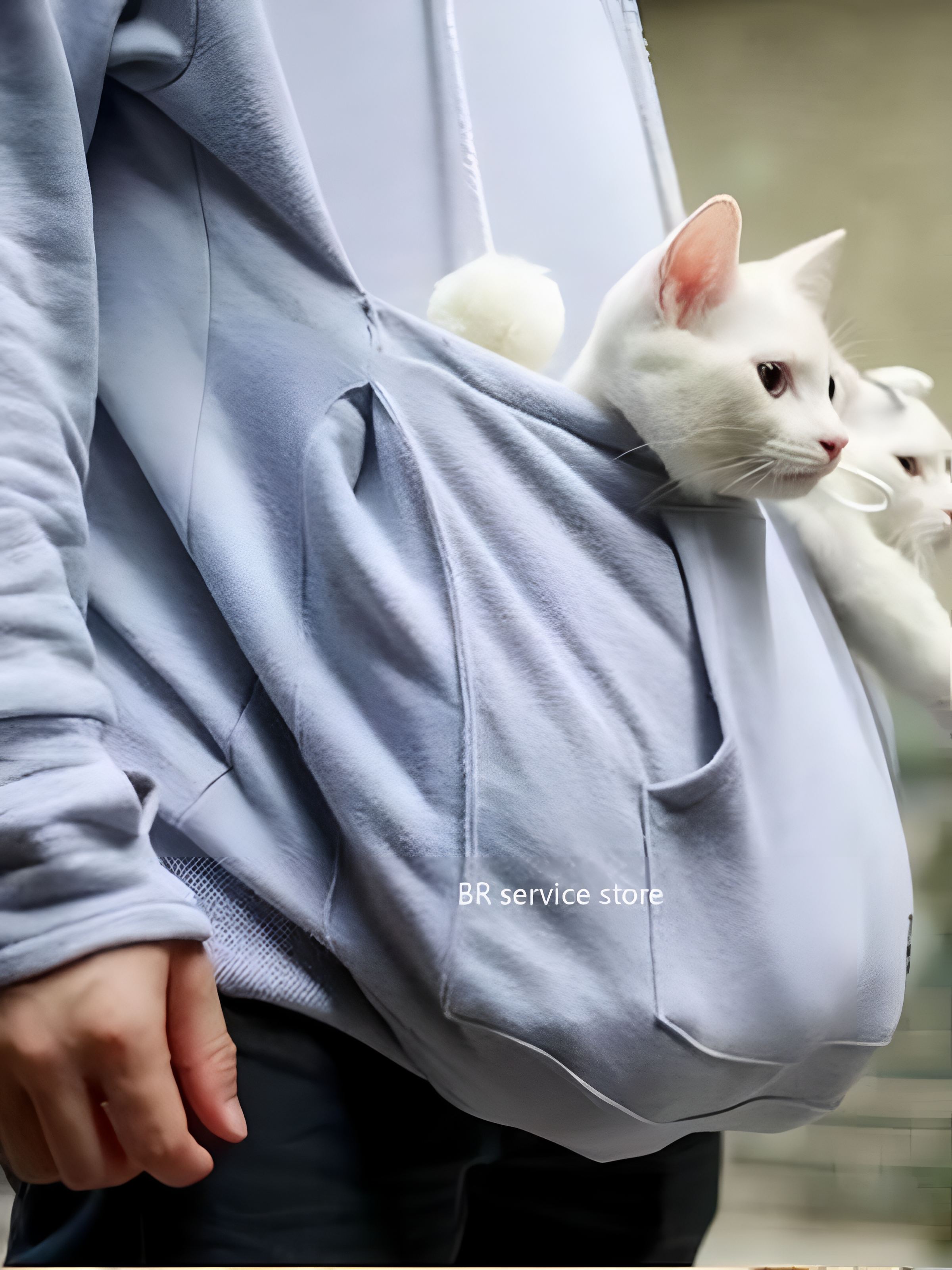 Pet Carrier Hoodie | Unisex Winter Cozy