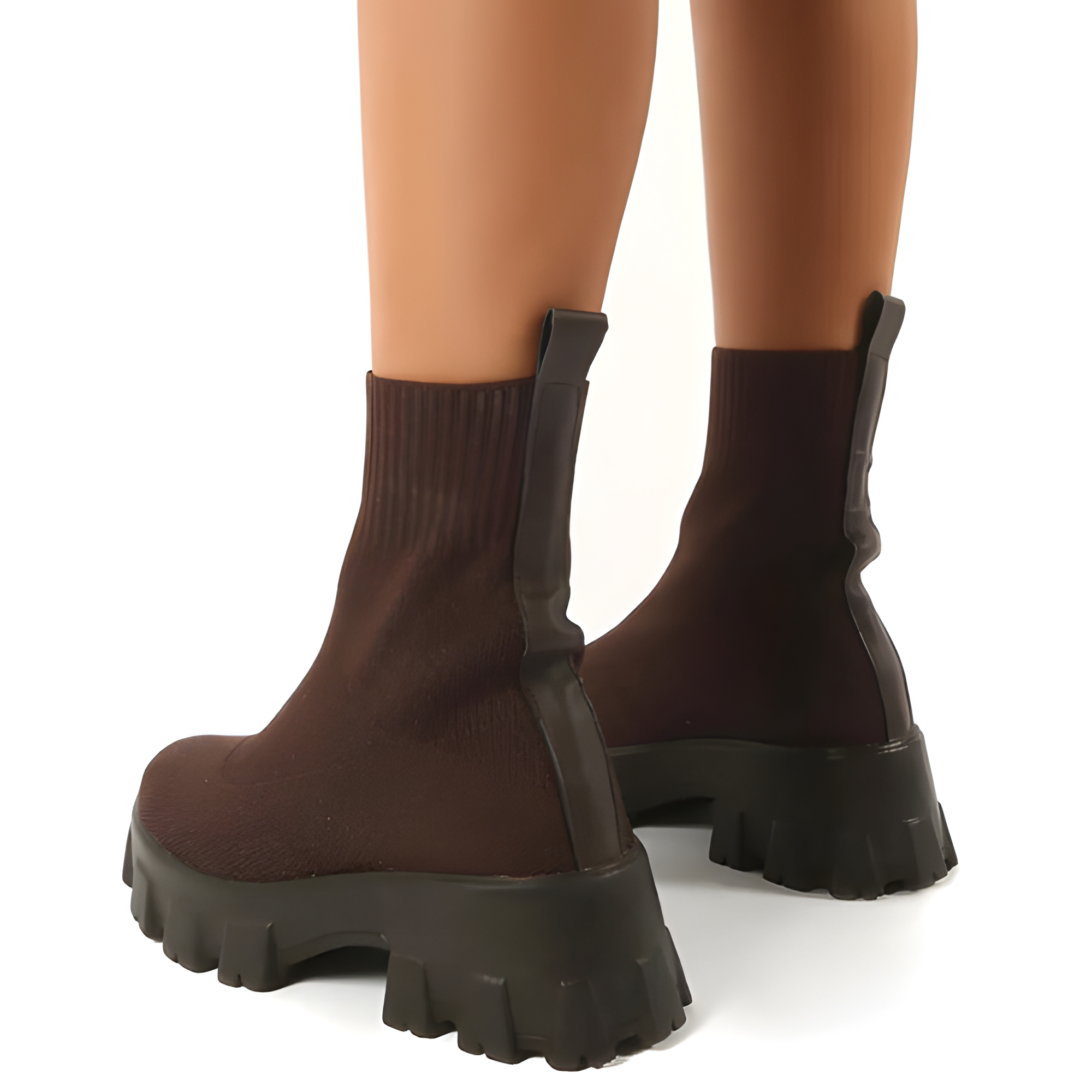 Chunky Ankle Boots | Women’s Pull-On Platform Style