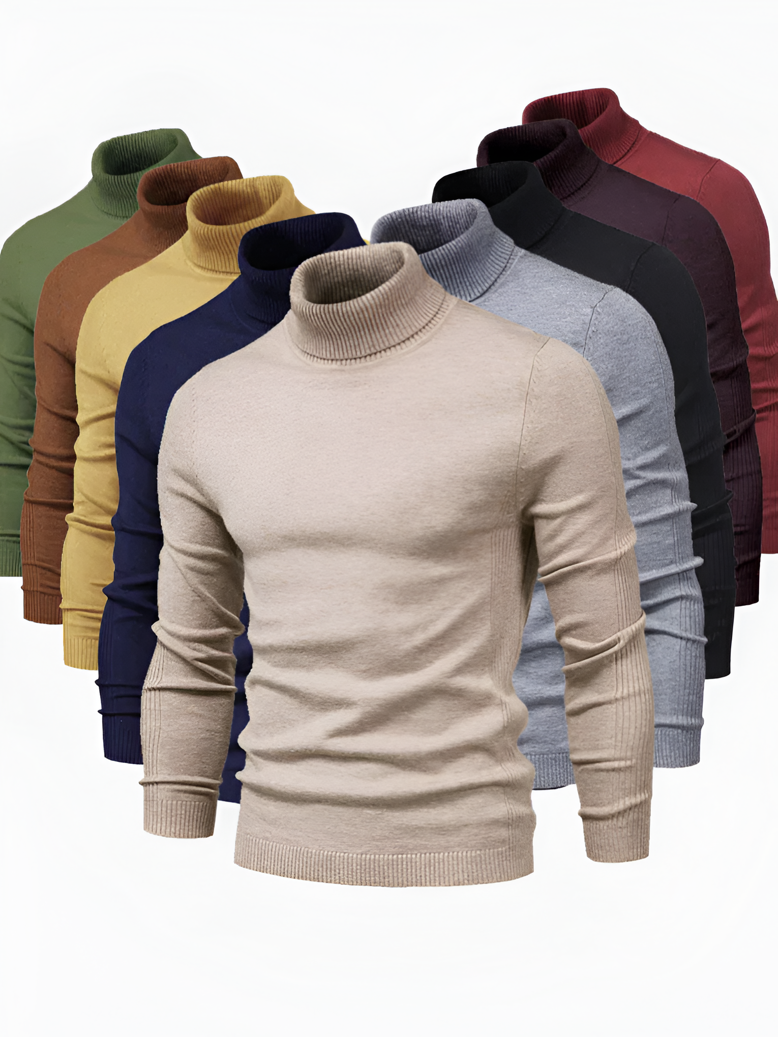 Minimalist Turtleneck Jumper | Men's Winter Pullover