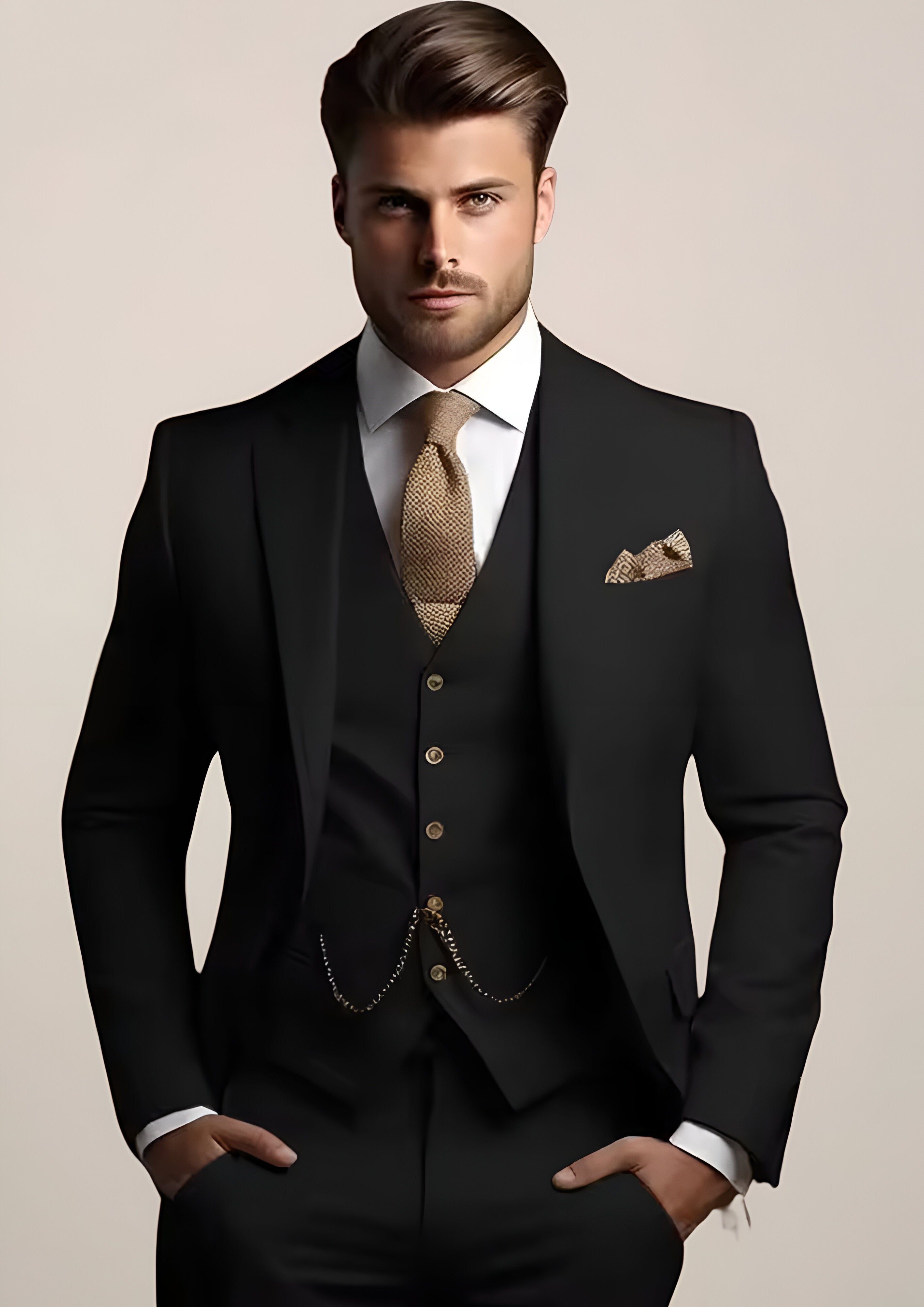 Men’s Slim Fit Suit | 3-Piece Wedding Tuxedo