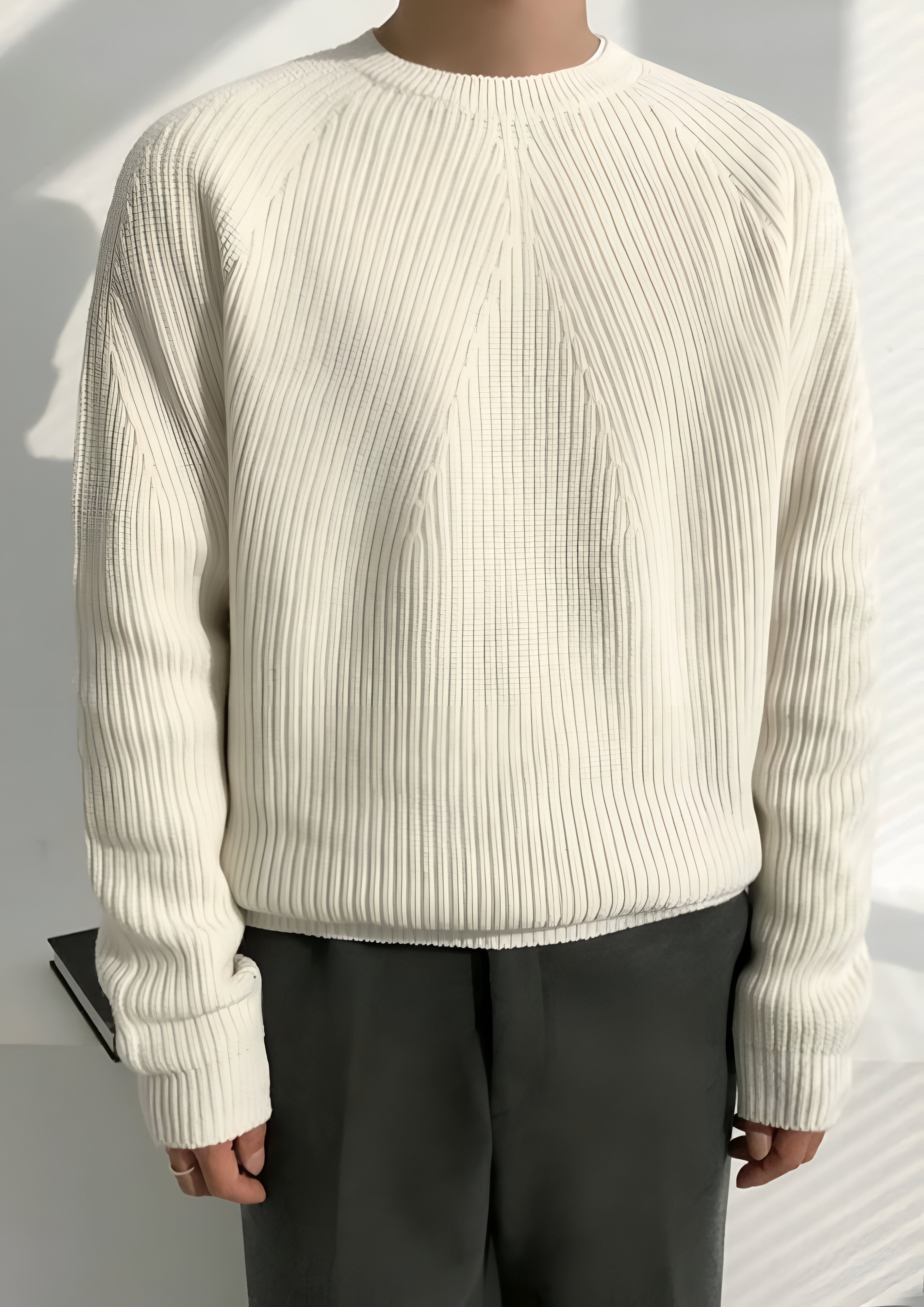 Knit Textured Jumper | Men's Long Sleeve