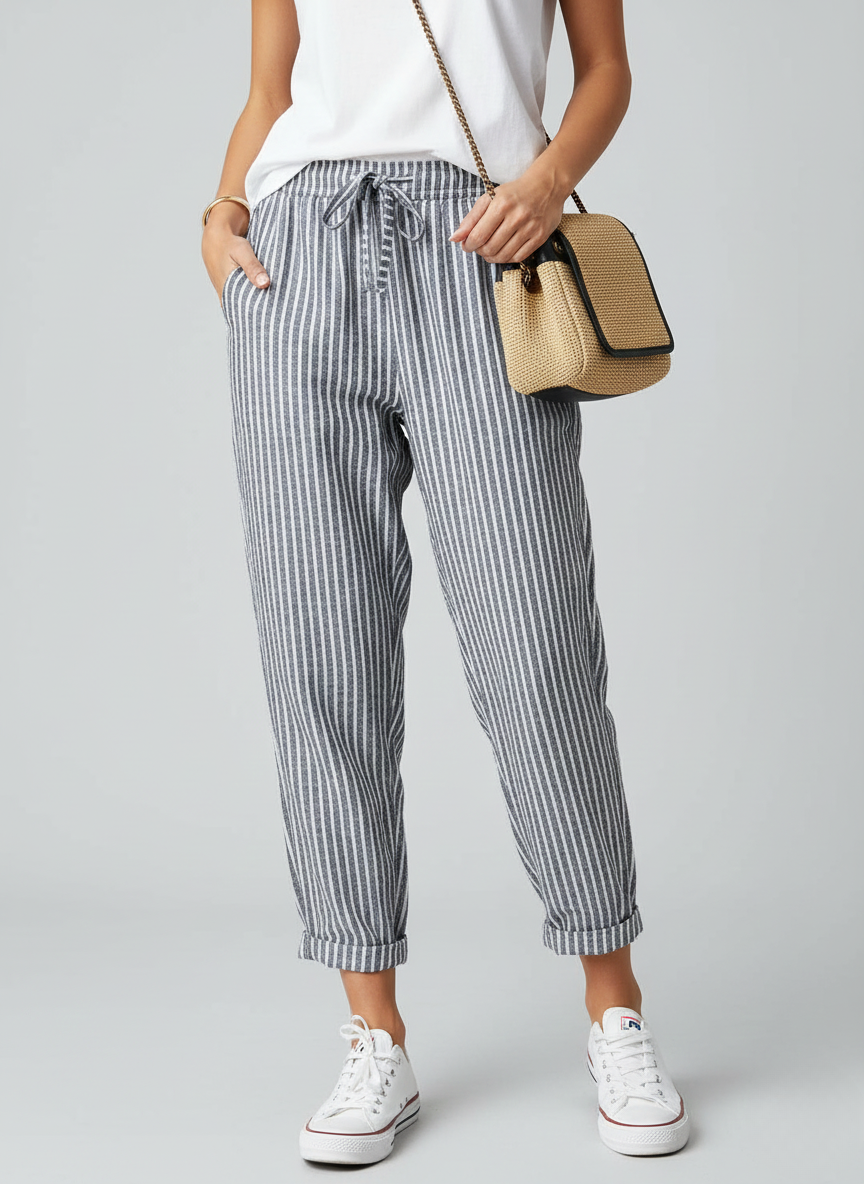 Women’s High-Waist Pants | Flowing Fit