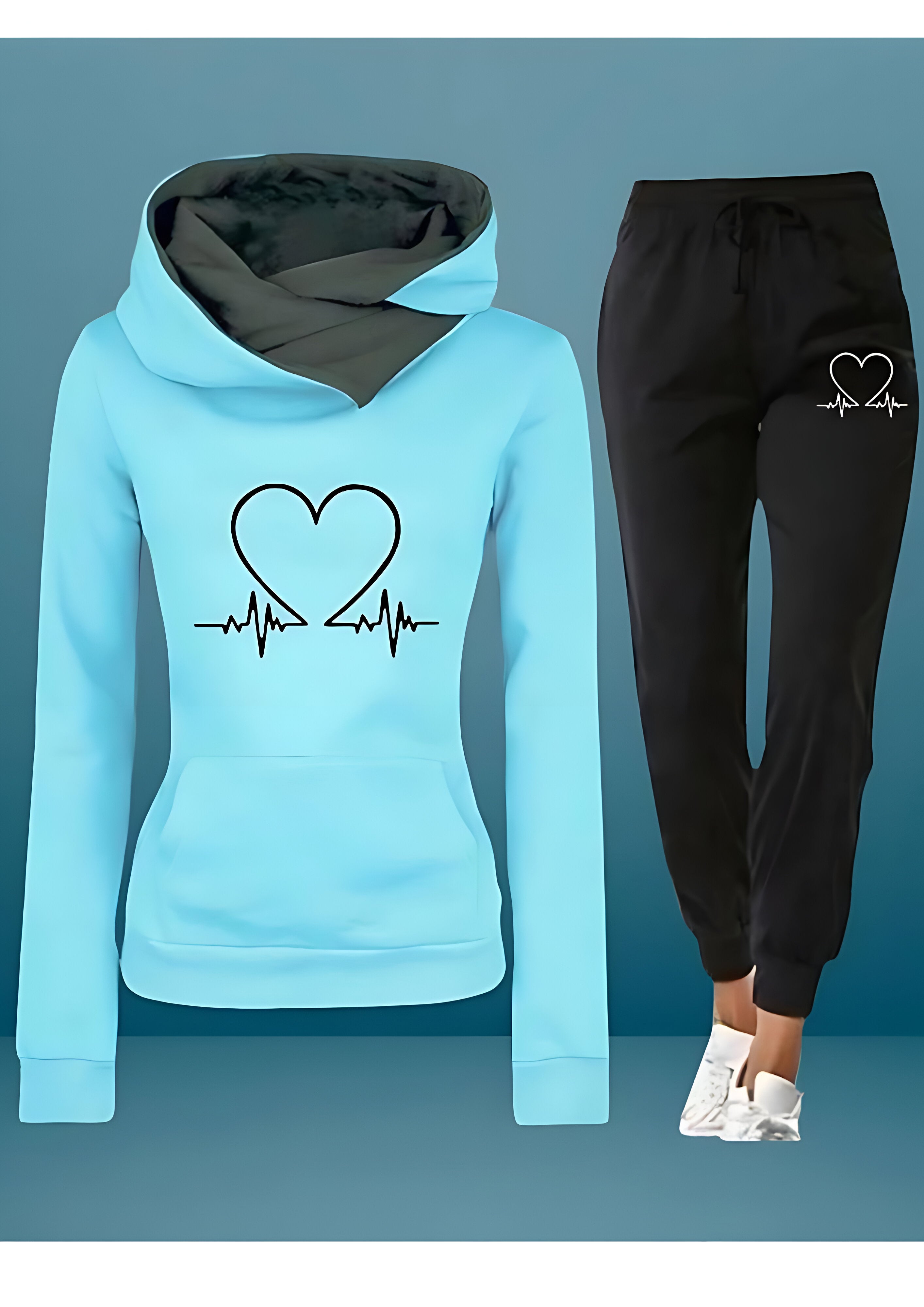 Hoodie and Trousers Set | Women's Tracksuit