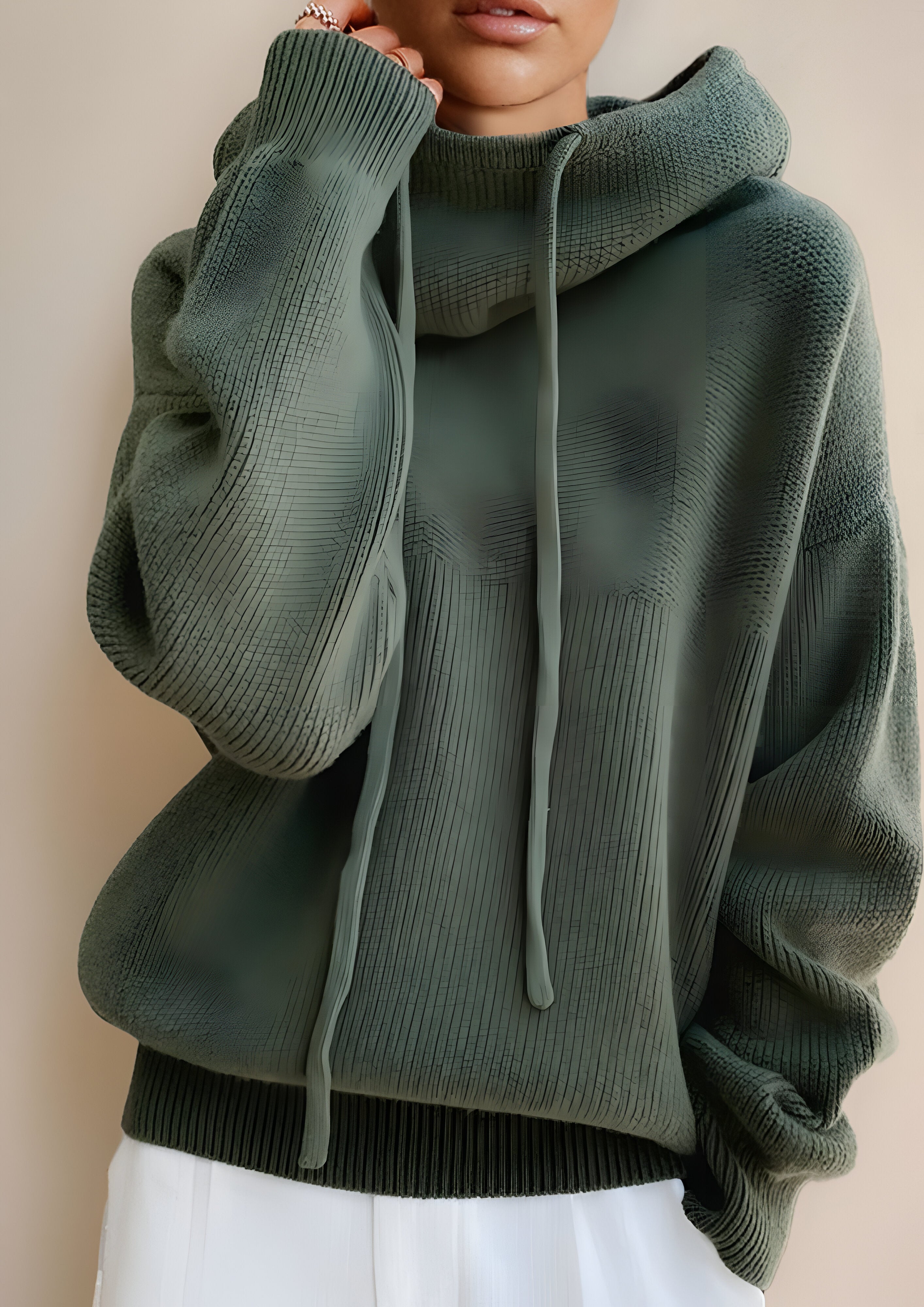 Hooded Pull-Over Jumper | Women's Loose Fit