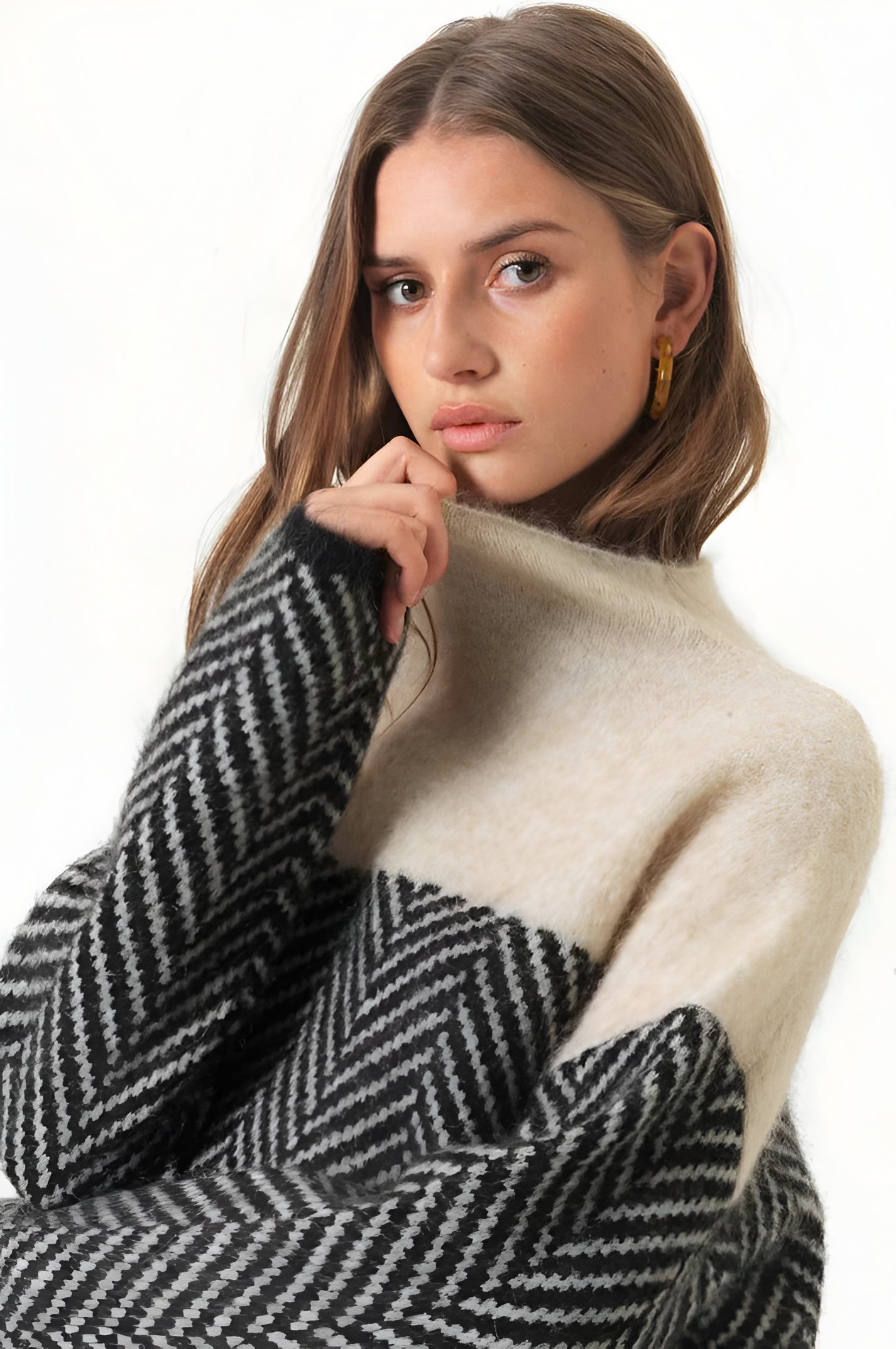 Chevron Knit Jumper | Women's Winter Cozy