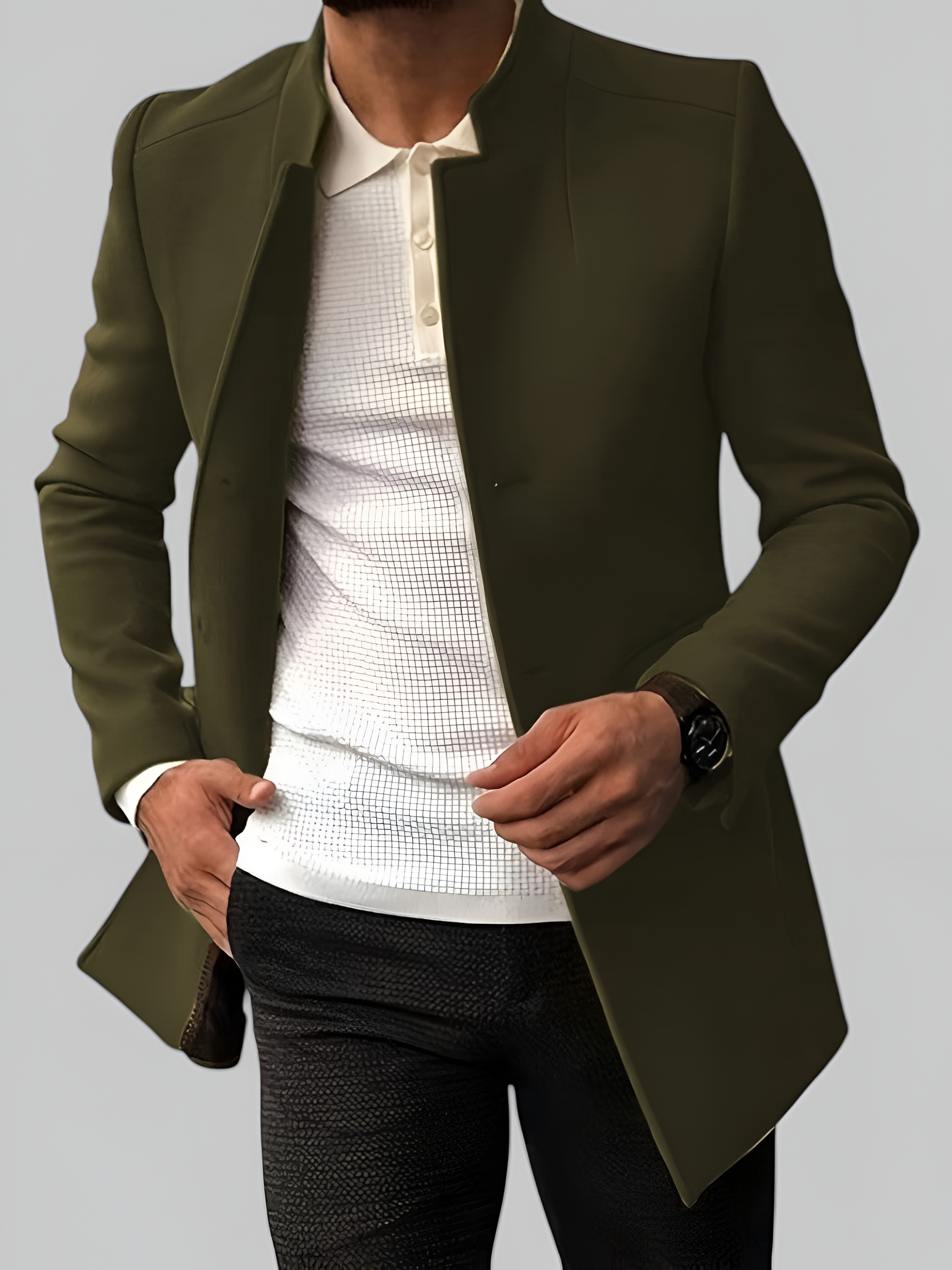 Blazer Coat | Men's Autumn Minimalist Button