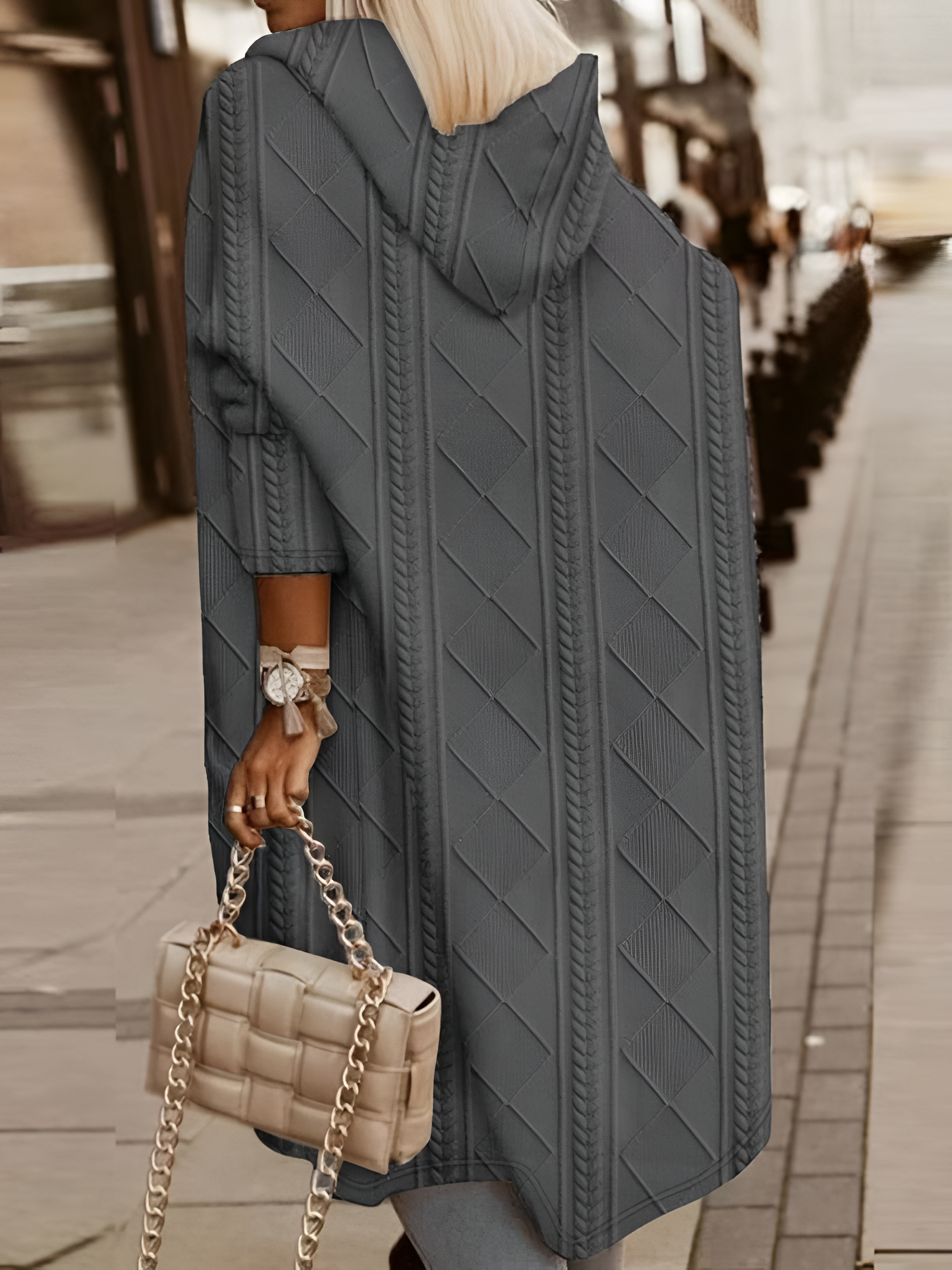 Hooded Cardigan | Women's Winter Longline