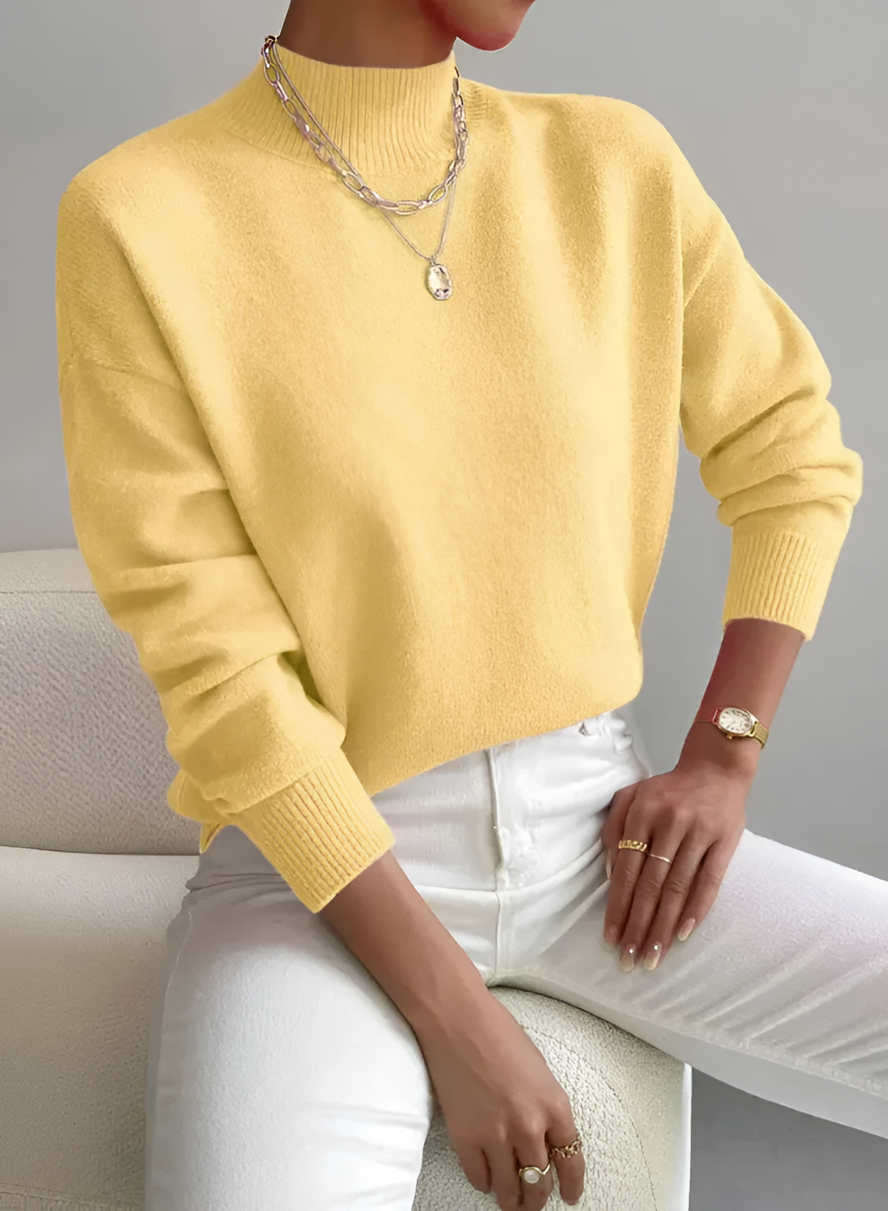 Mock Neck Jumper | Women's Smart Knit