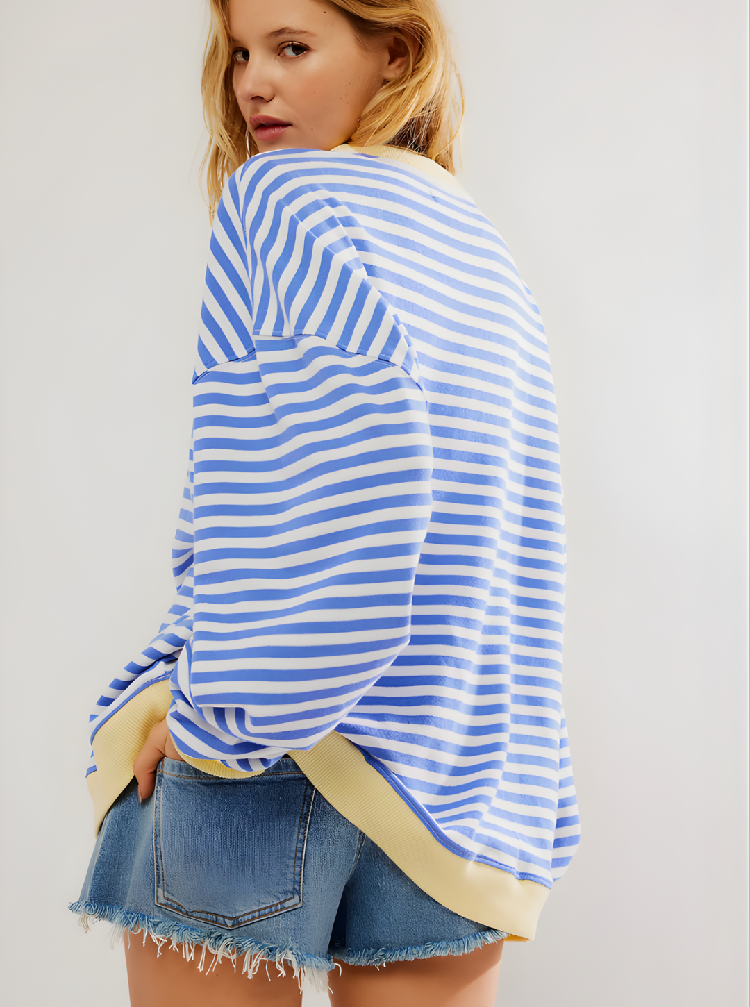 Women’s Summer Striped Jumper | Relaxed Casual Home Loungewear