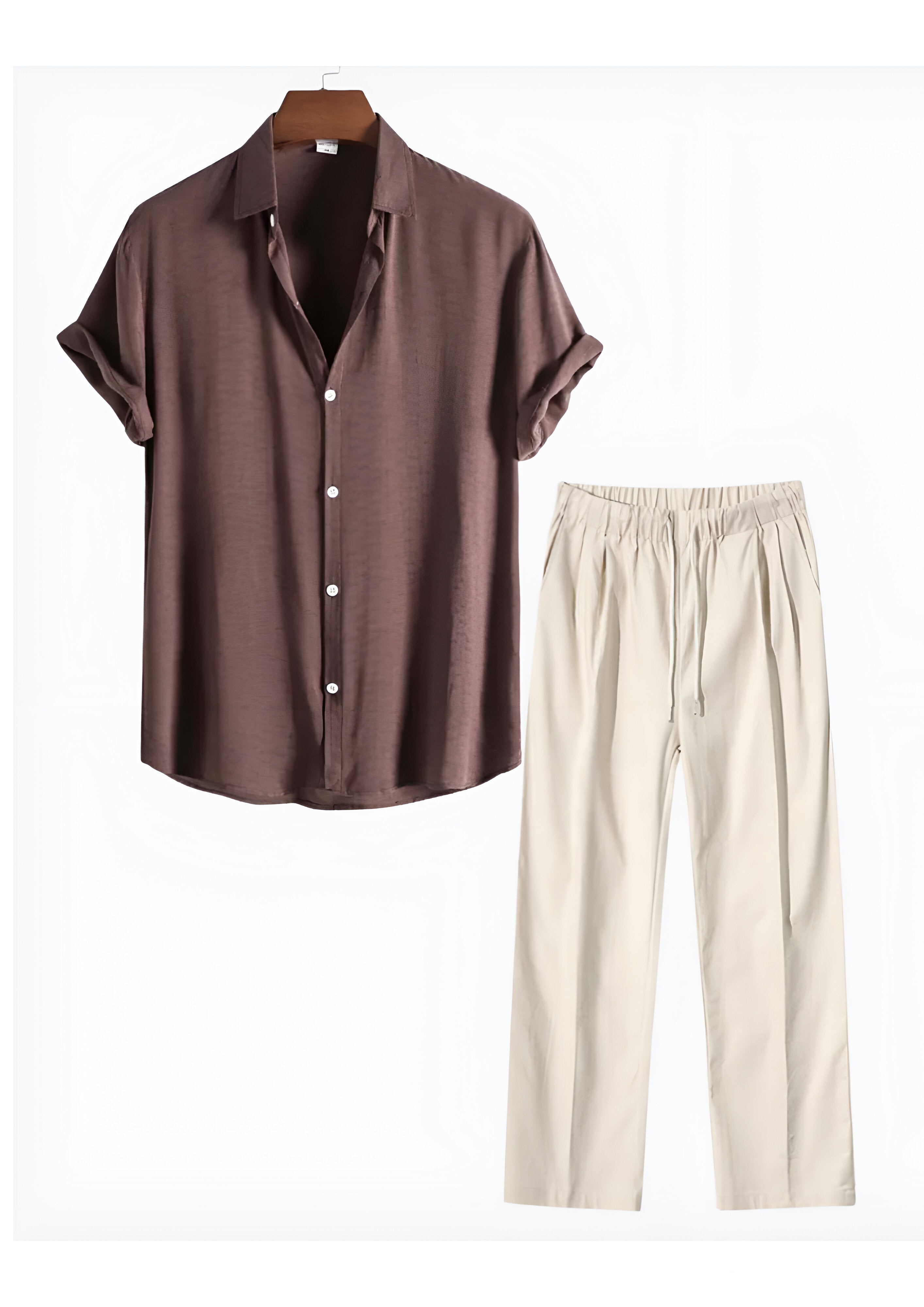 Button-Up and Trouser Set | Men's Two Piece