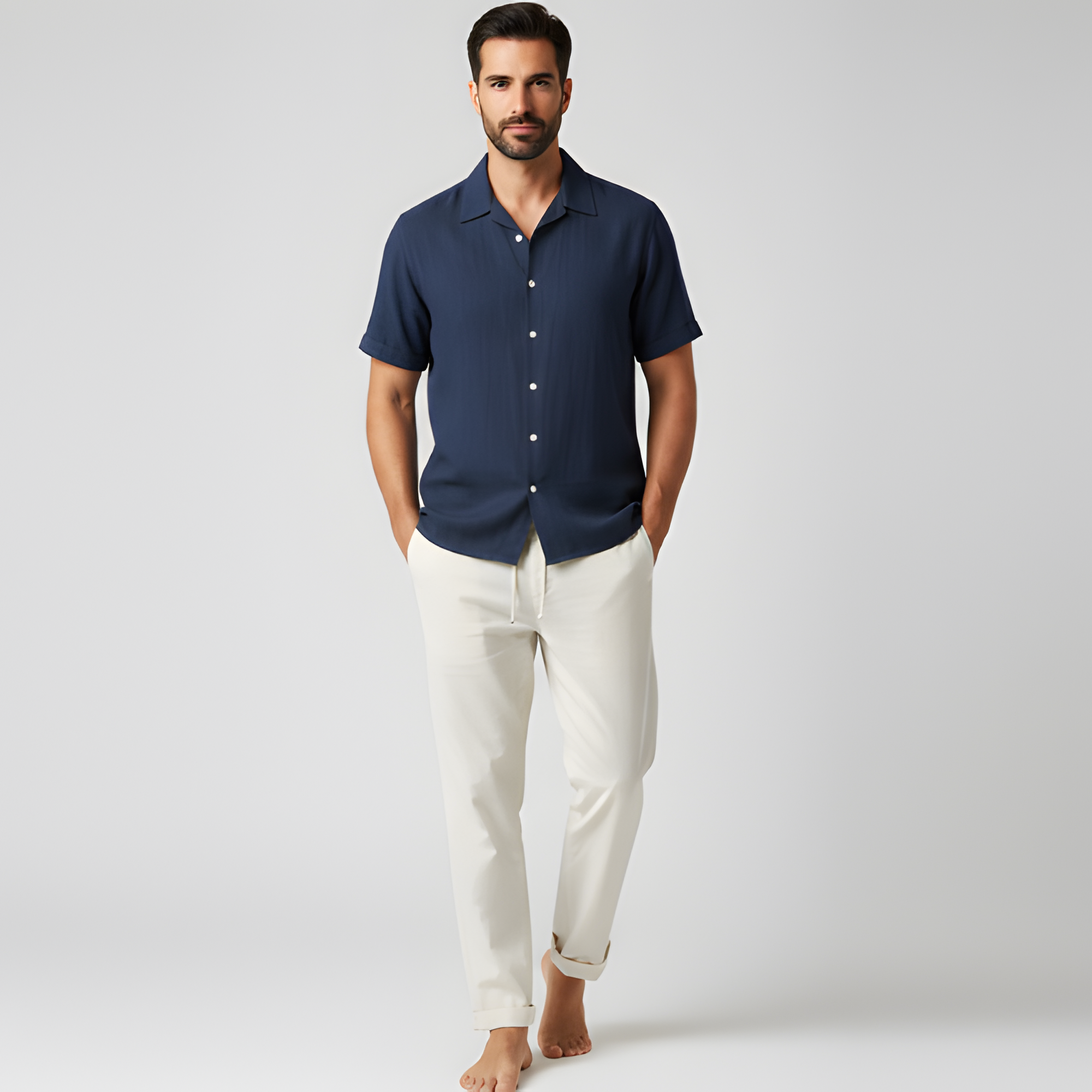 Men's Summer Pants and Top Set | Two-Piece