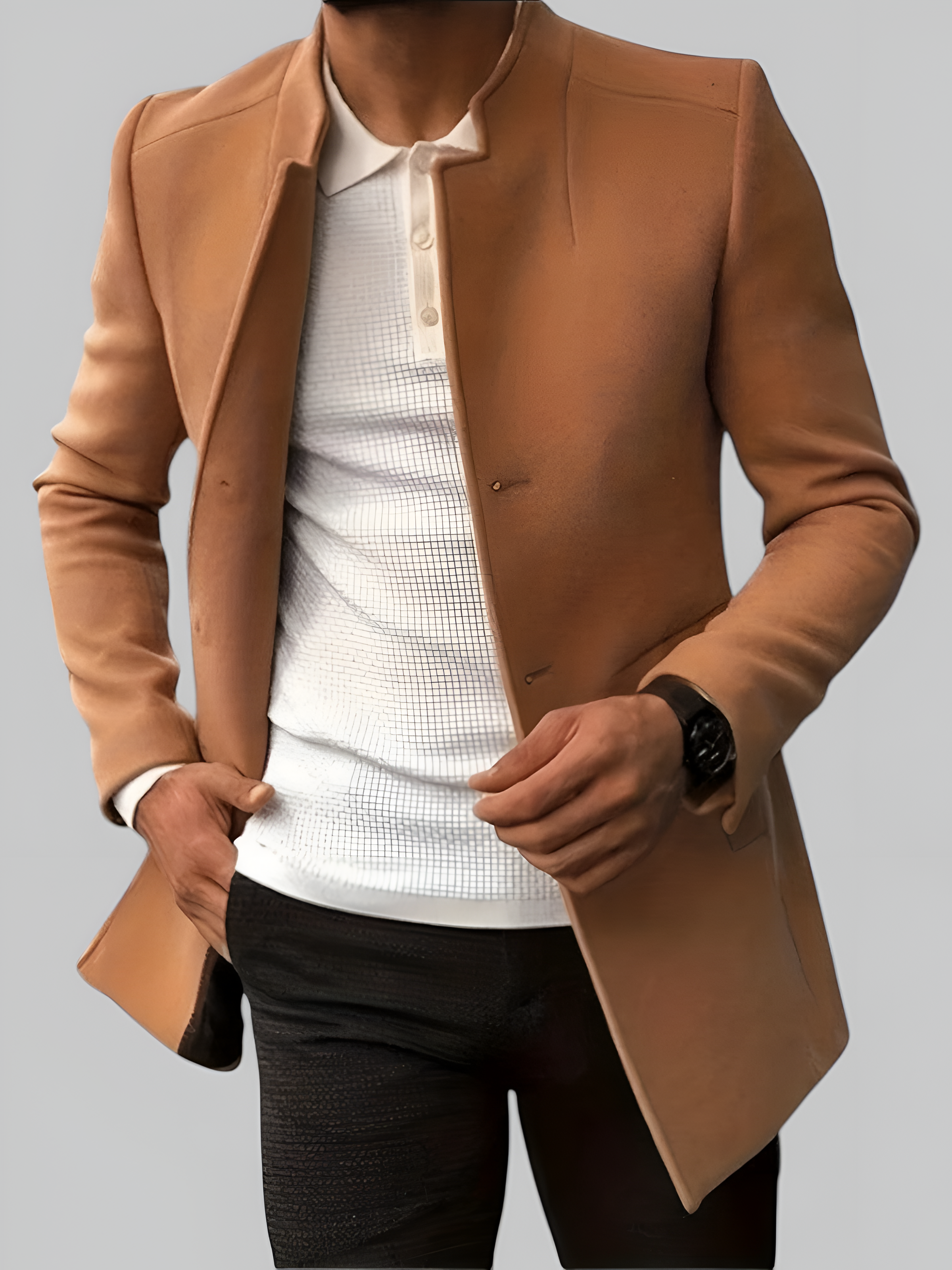 Blazer Coat | Men's Autumn Minimalist Button