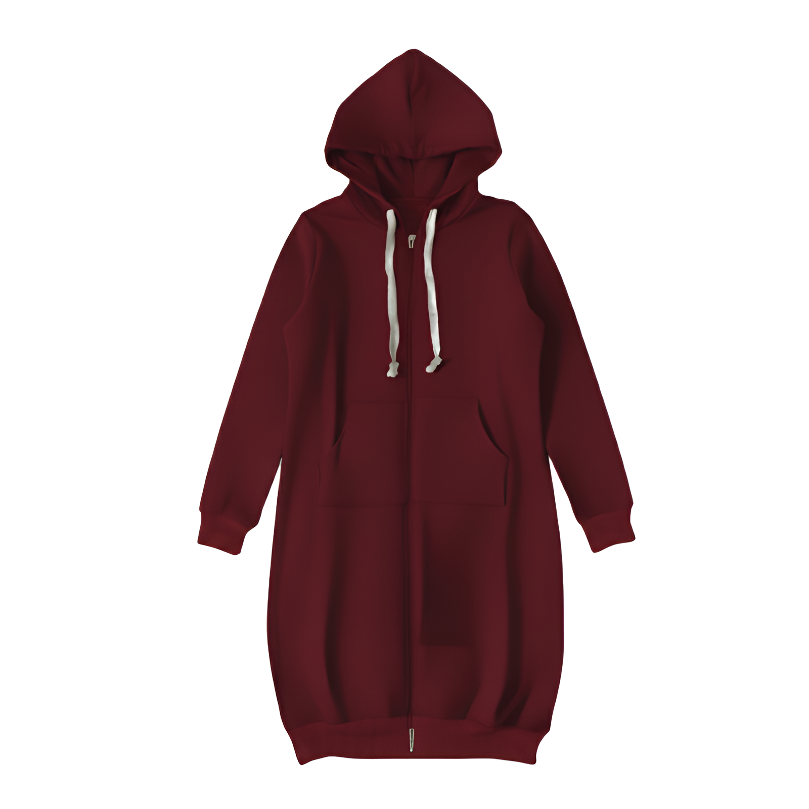 Hoodie Dress Jumper | Women's Winter Zip Up