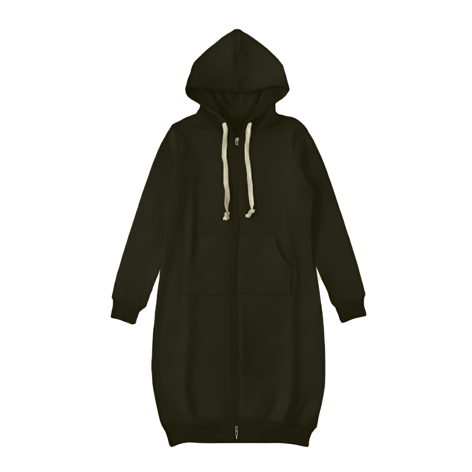 Hoodie Dress Jumper | Women's Winter Zip Up