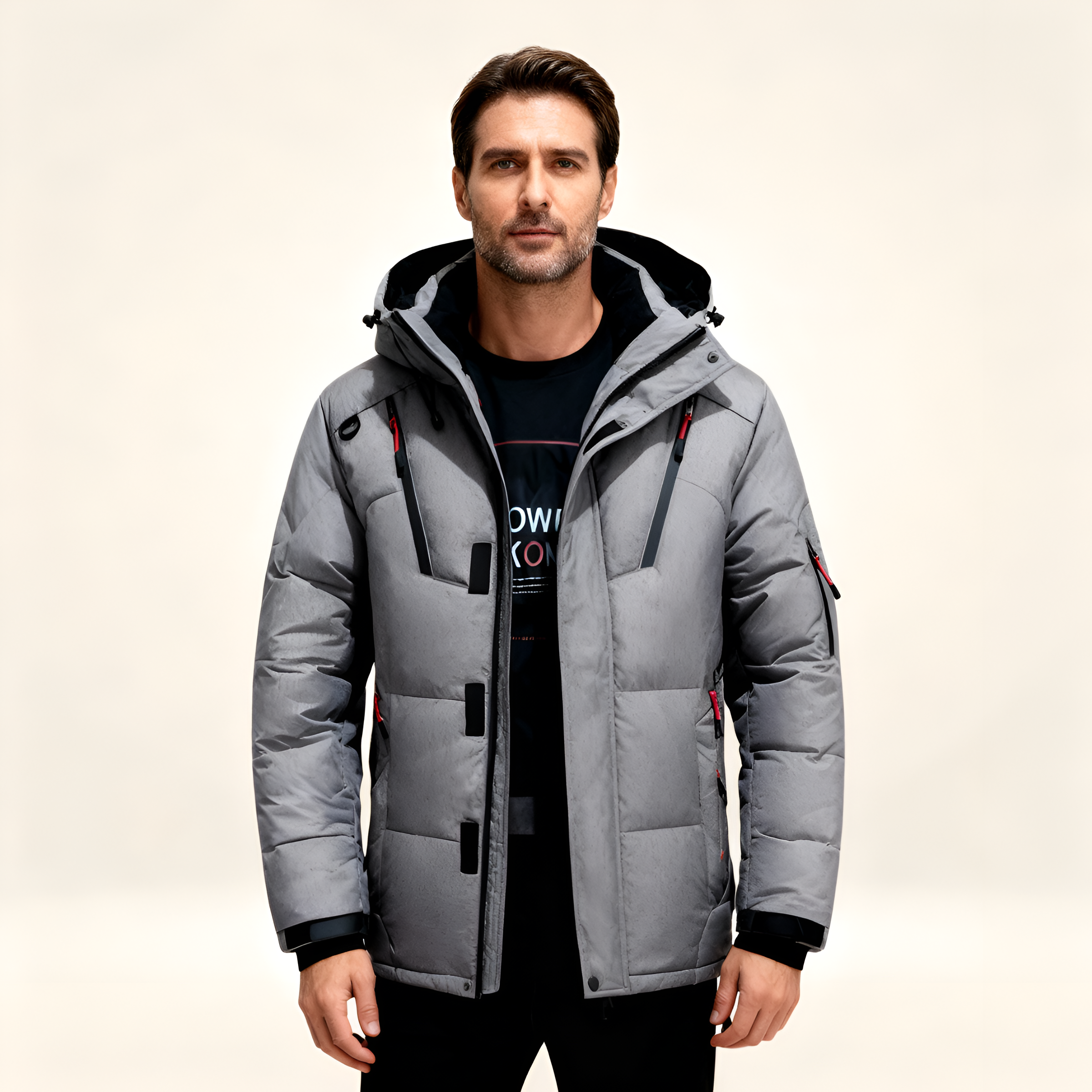 Padded Parka | Men's Winter Hooded Windproof