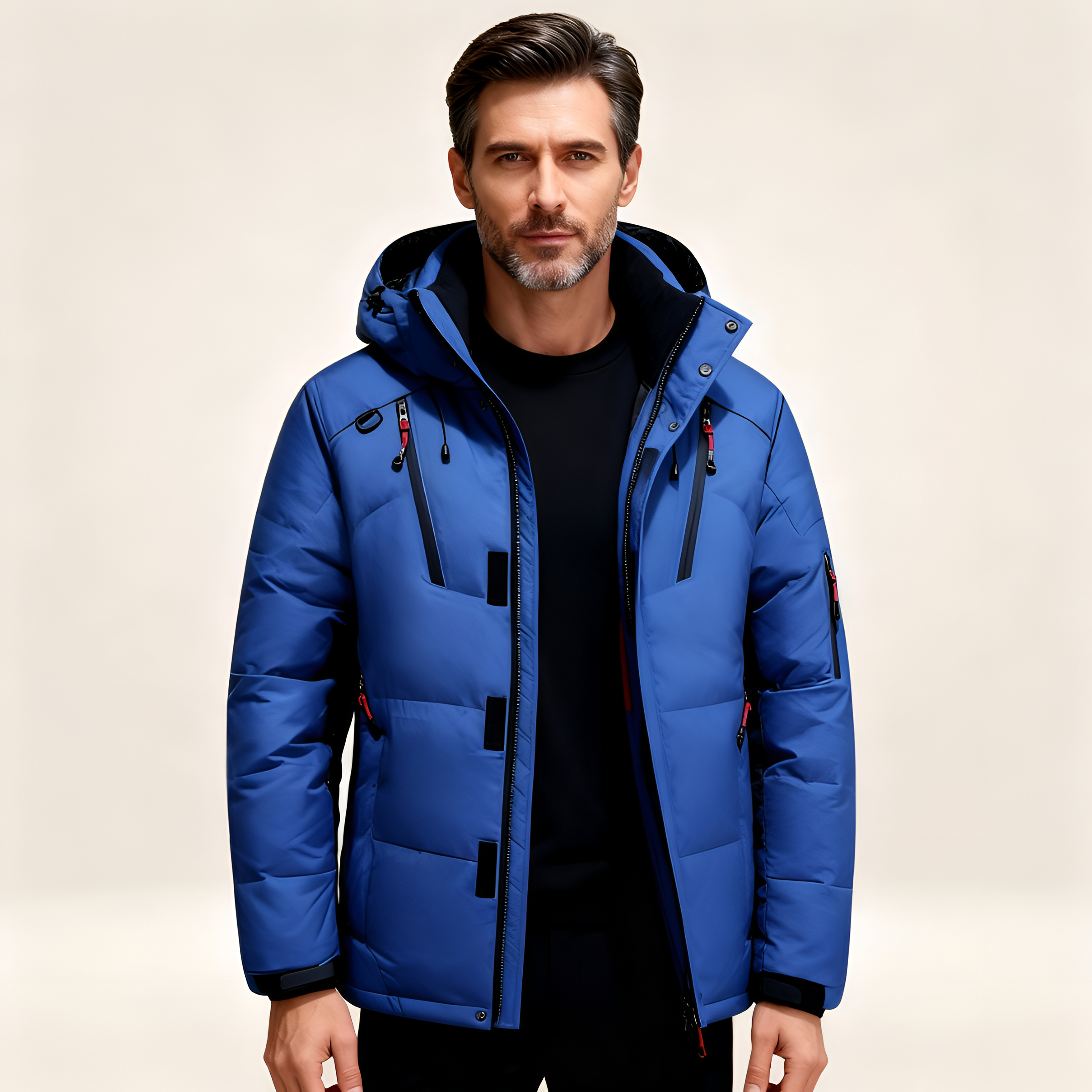 Padded Parka | Men's Winter Hooded Windproof