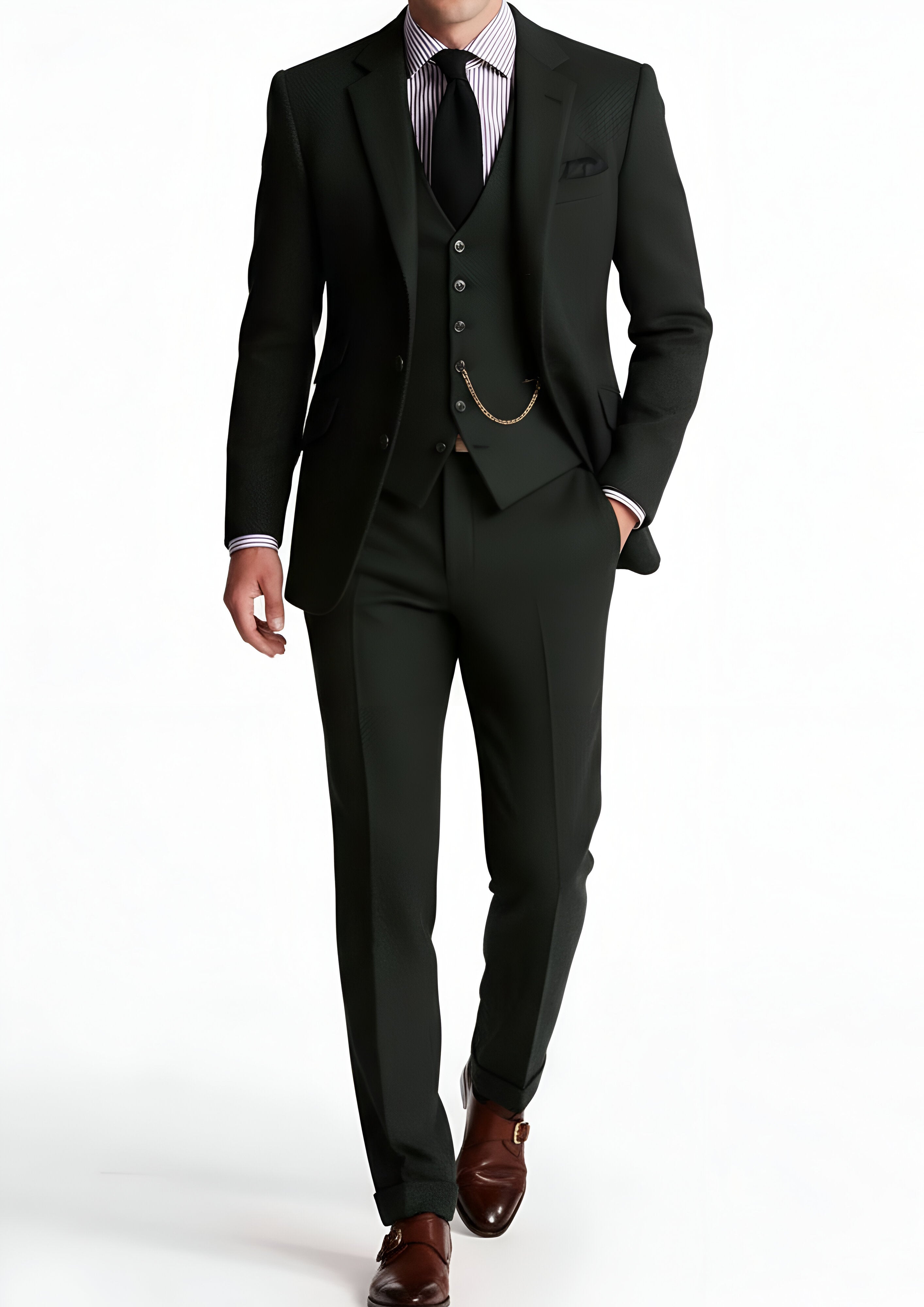 Men’s Three-Piece Tuxedo | Formal Events Suit Set
