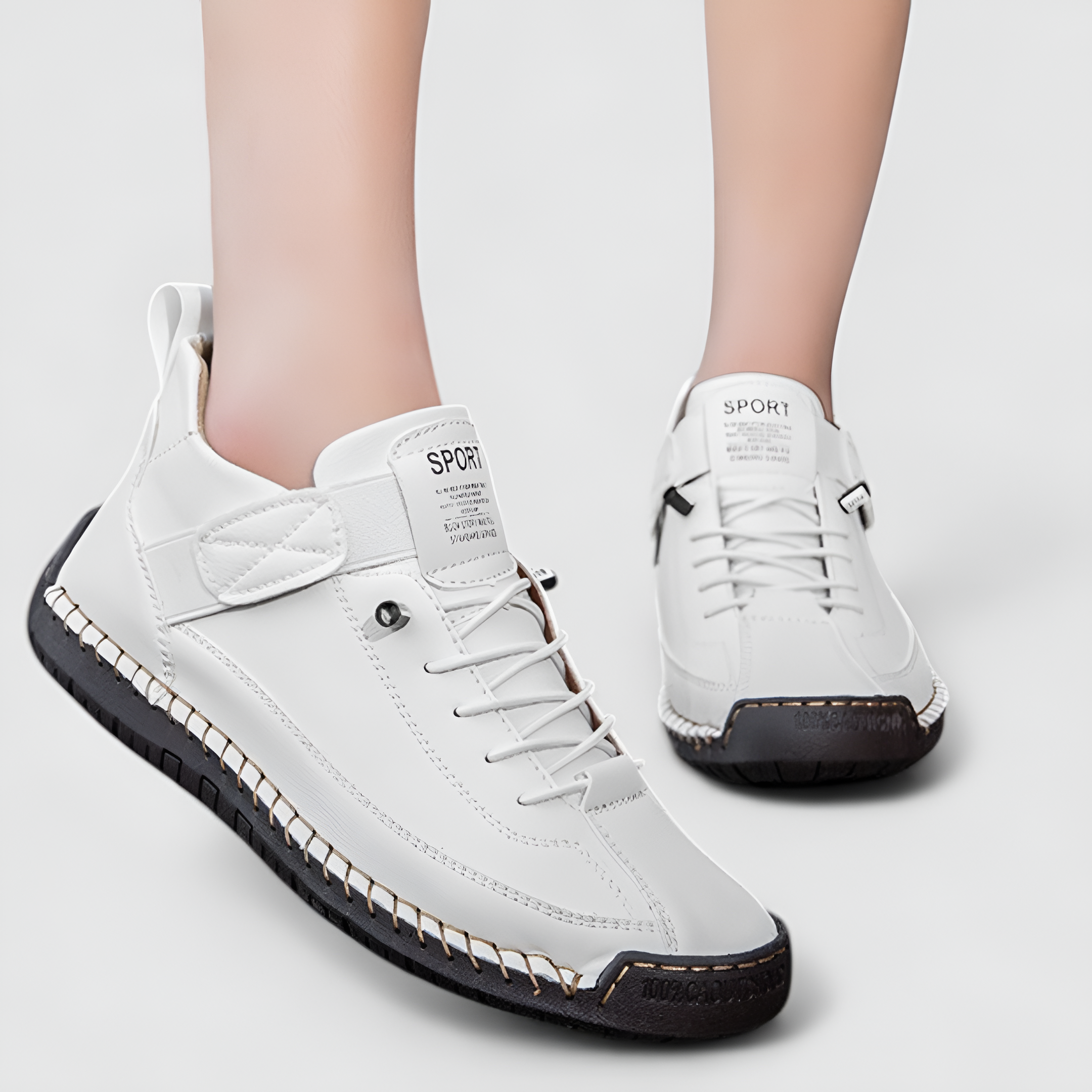 Stitched Sneakers | Women's Casual Cushioned