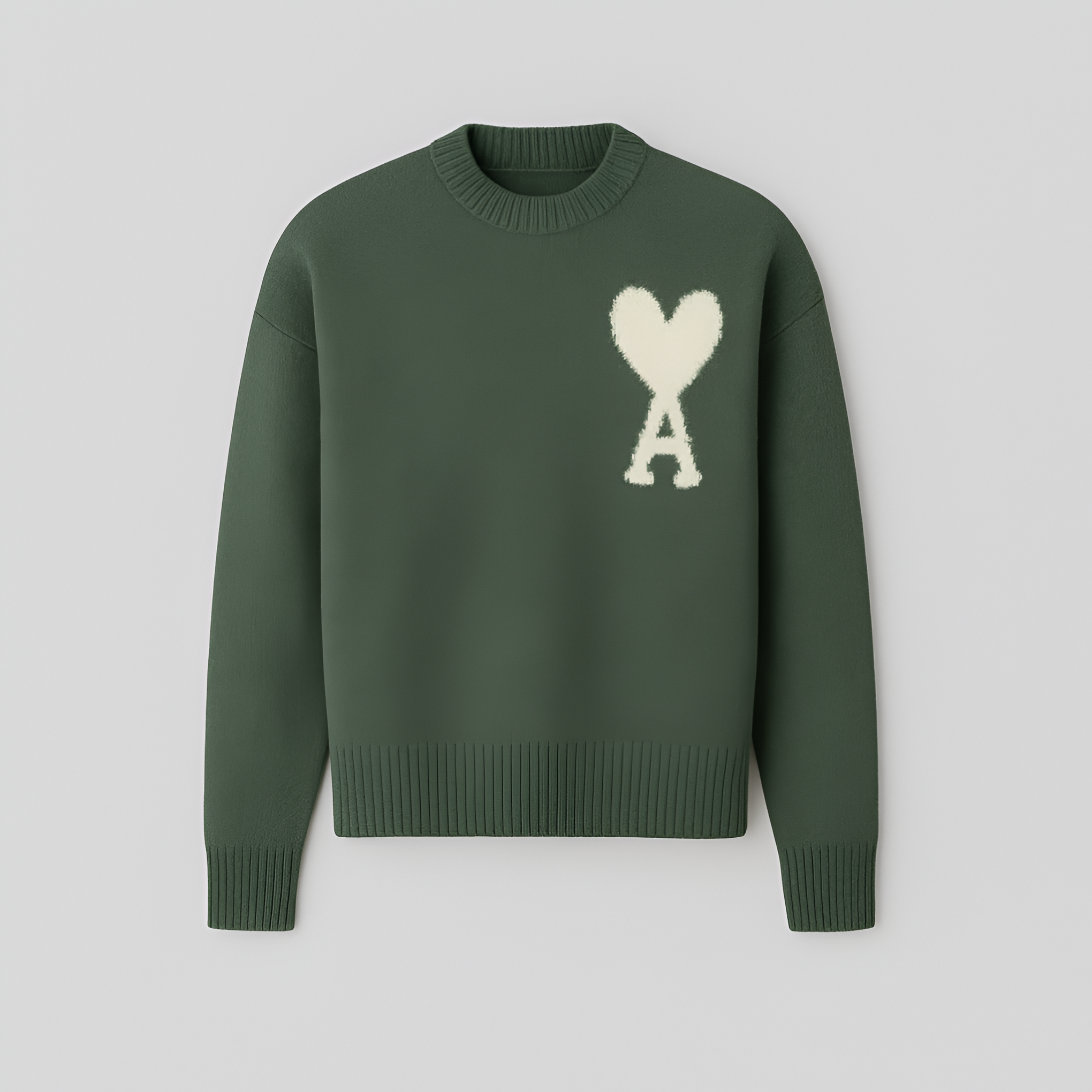 Heart Emblem Jumper | Women's Winter Relaxed