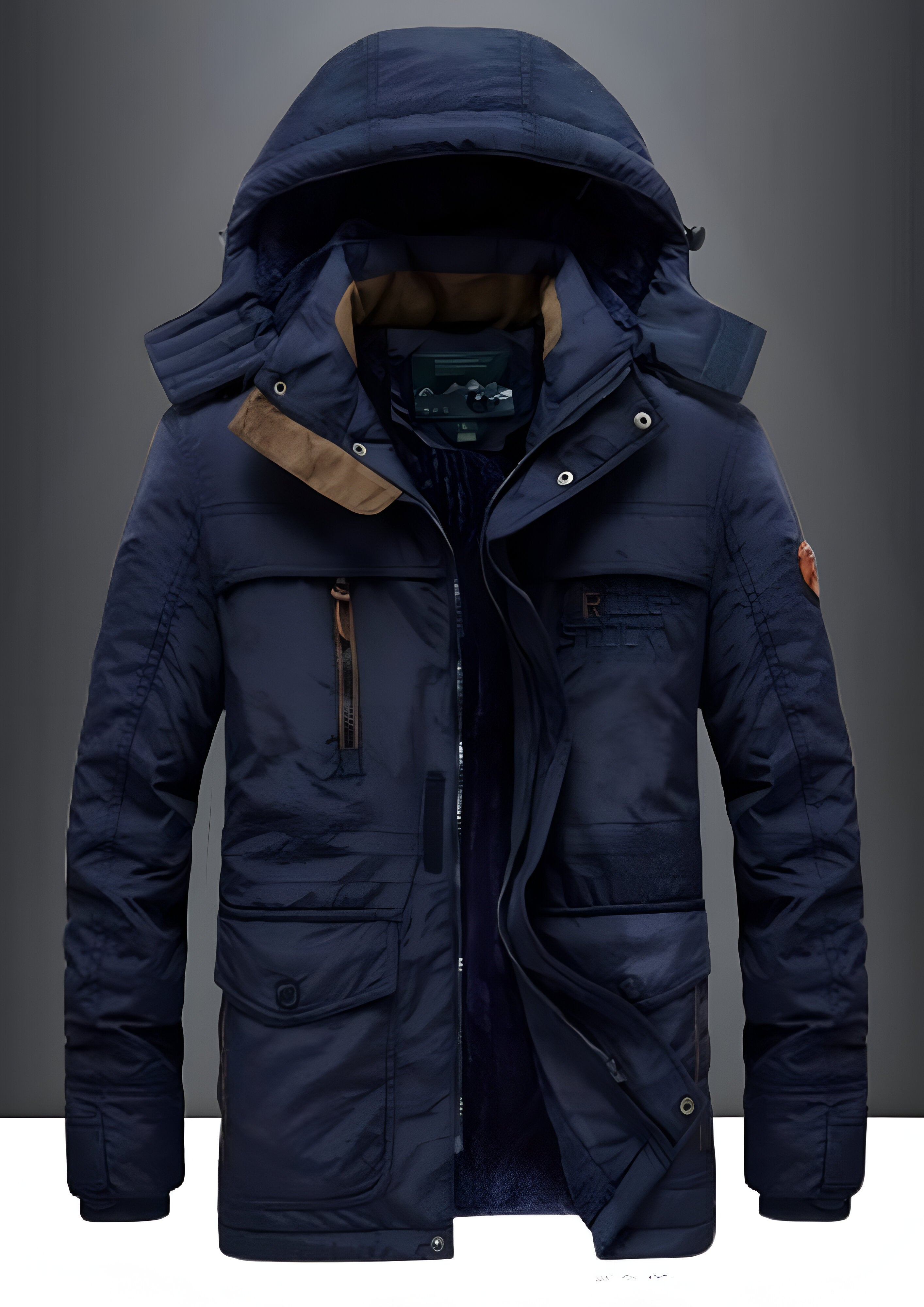 Hooded Parka Jacket | Men's Winter Wear