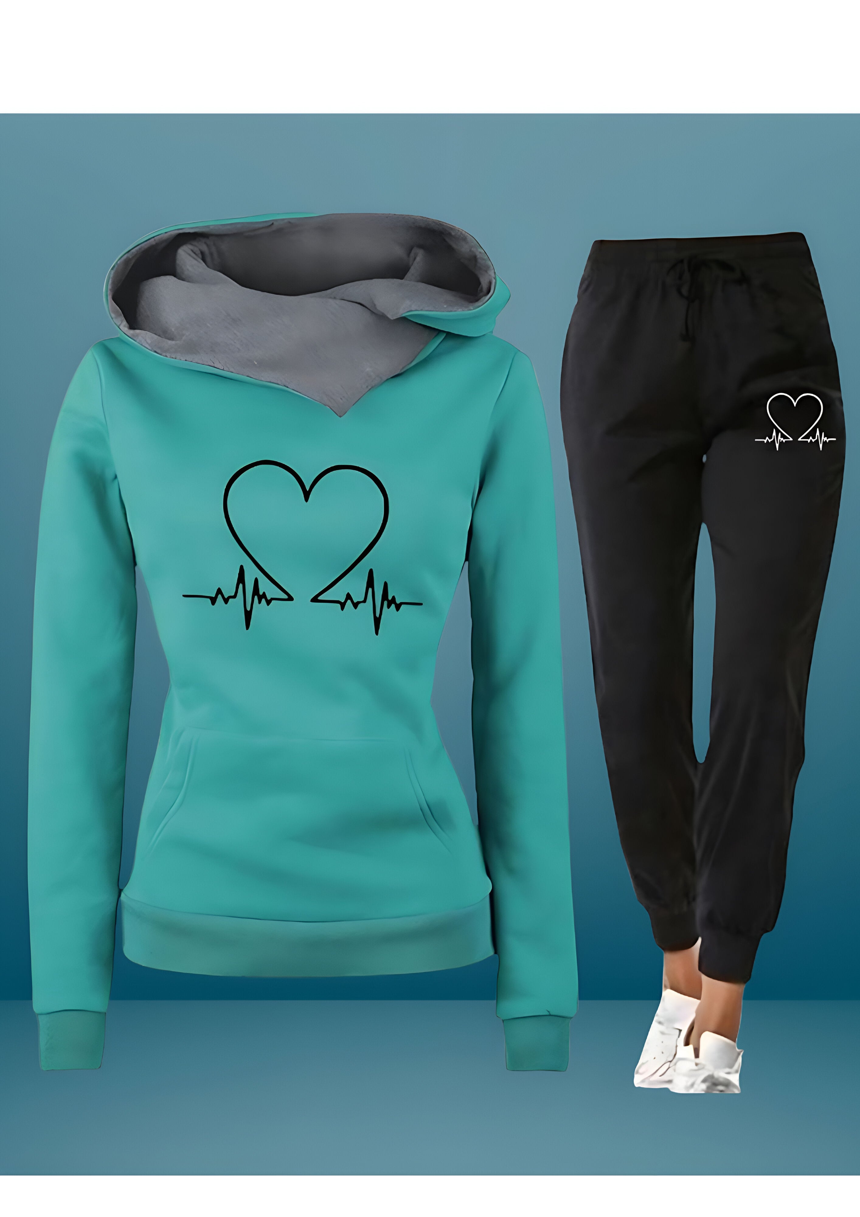 Hoodie and Trousers Set | Women's Tracksuit