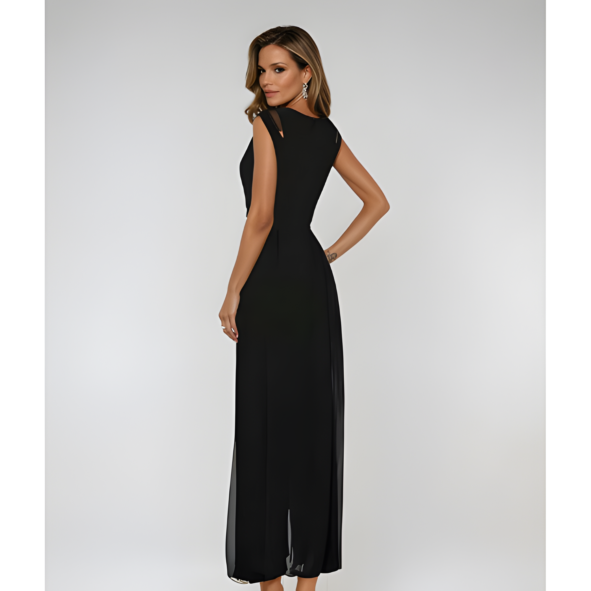 Women's Sleeveless Cutout Maxi Dress | Summer