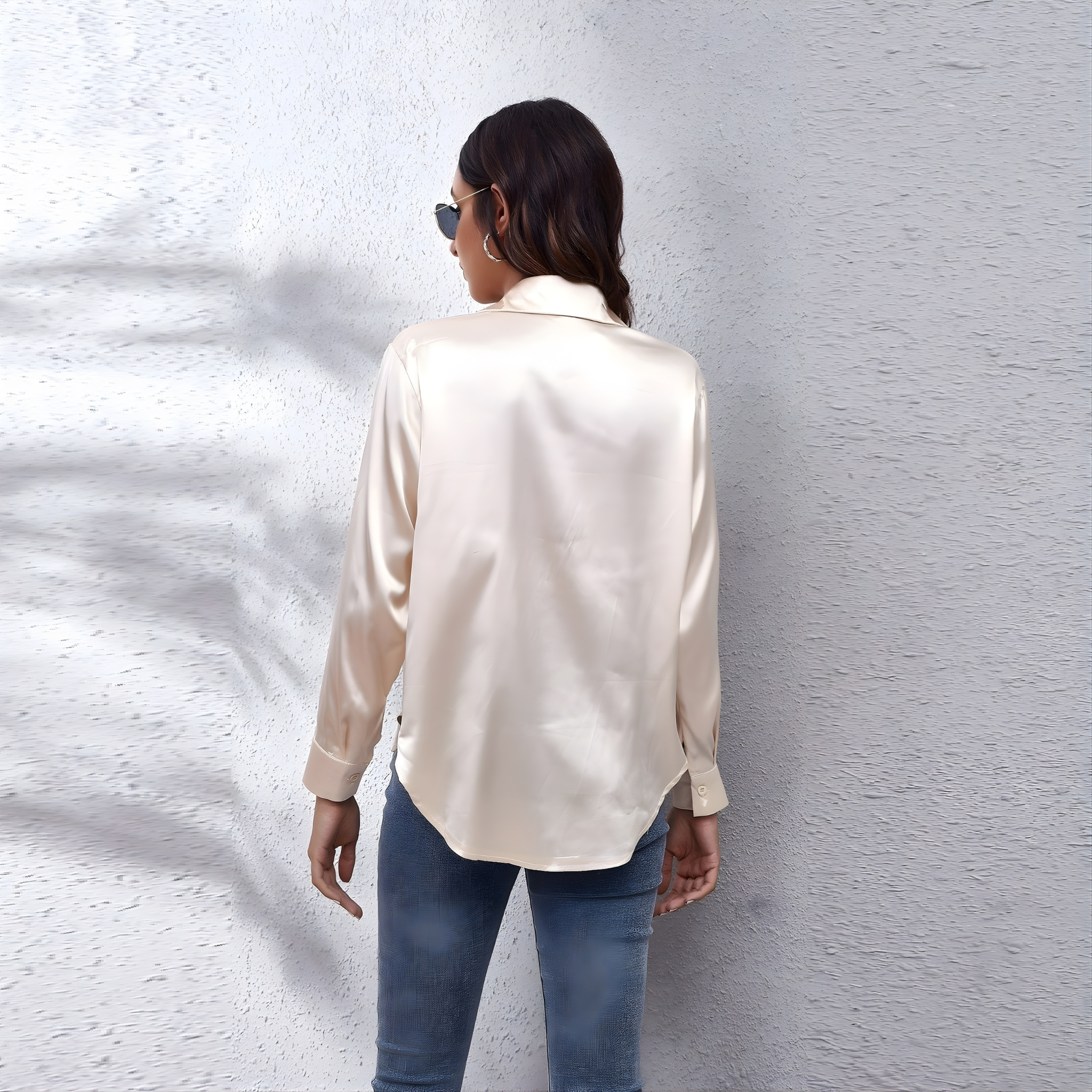 Women’s Summer Long Sleeve Blouse | Classic Fit