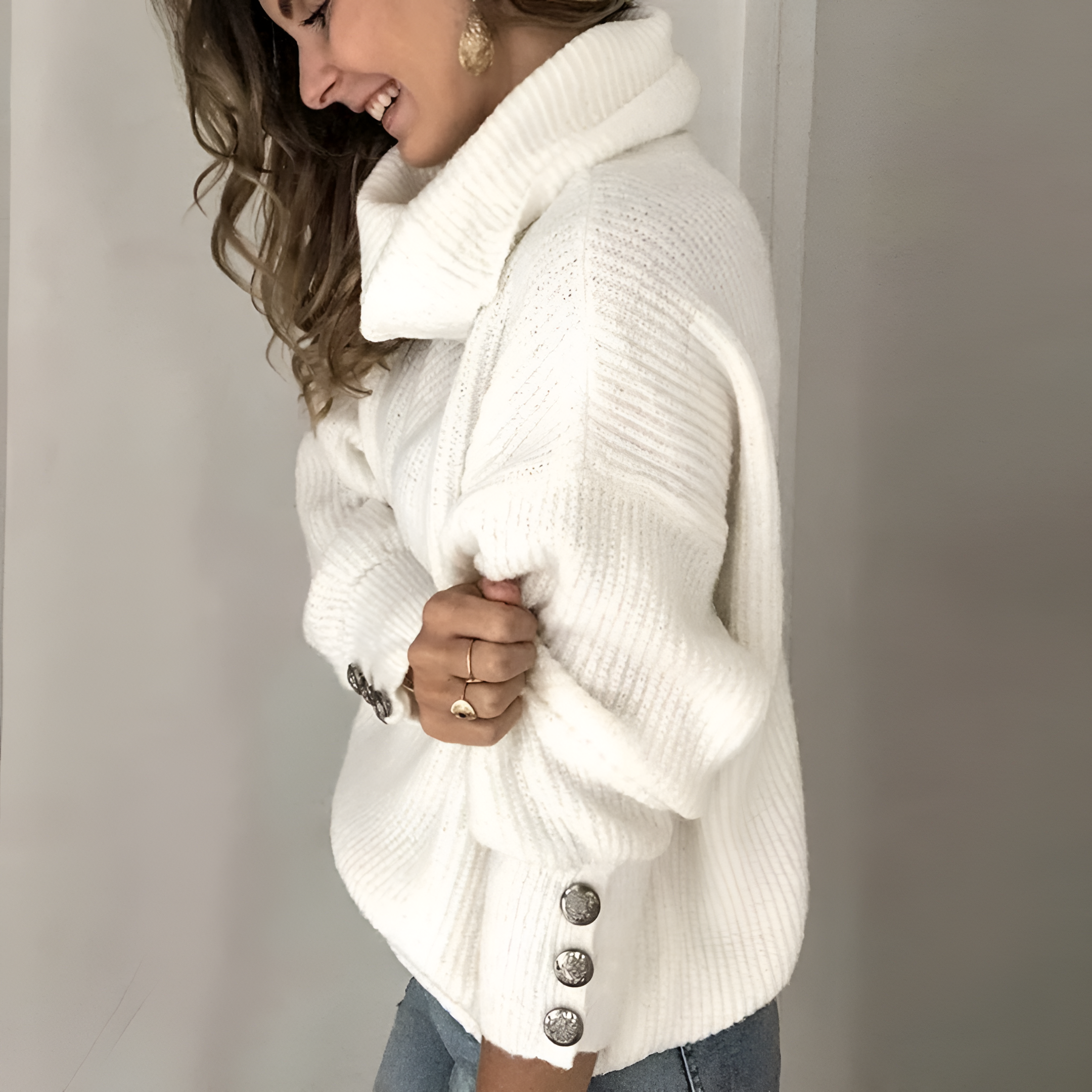 Cowl Neck Jumper | Women's Winter Cozy