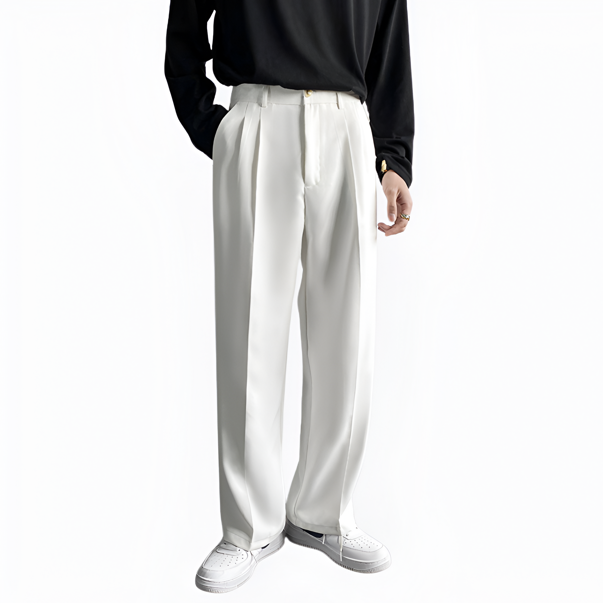 Pleated Trousers | Men's Casual Relaxed