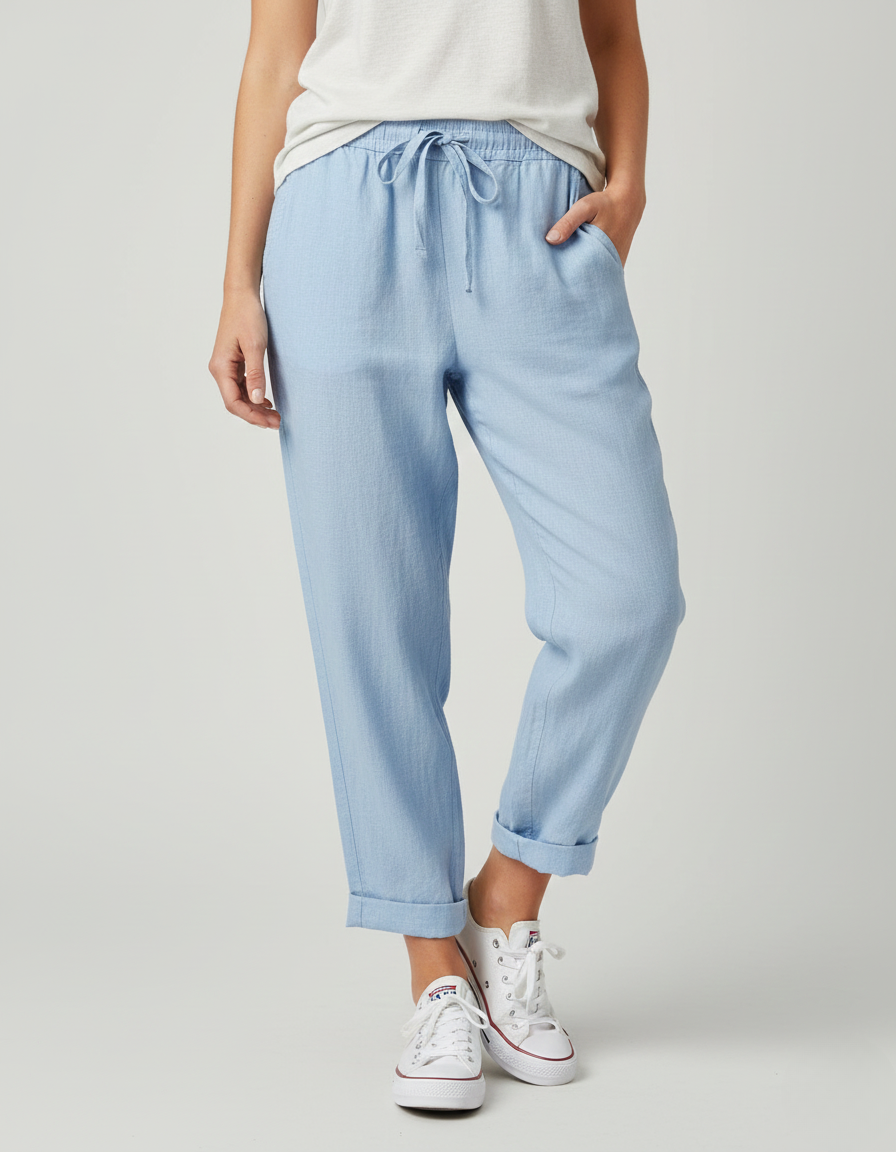 Women’s High-Waist Pants | Flowing Fit