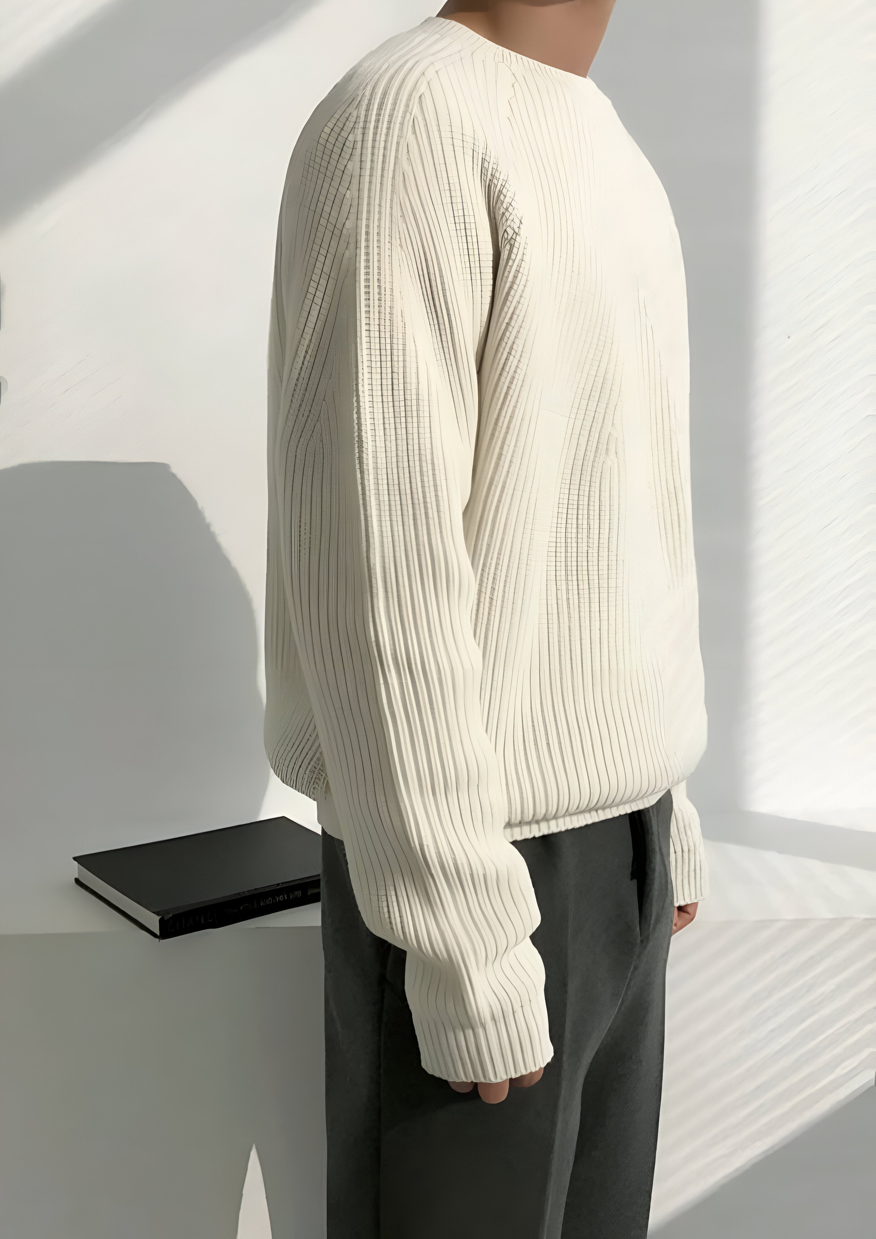 Knit Textured Jumper | Men's Long Sleeve