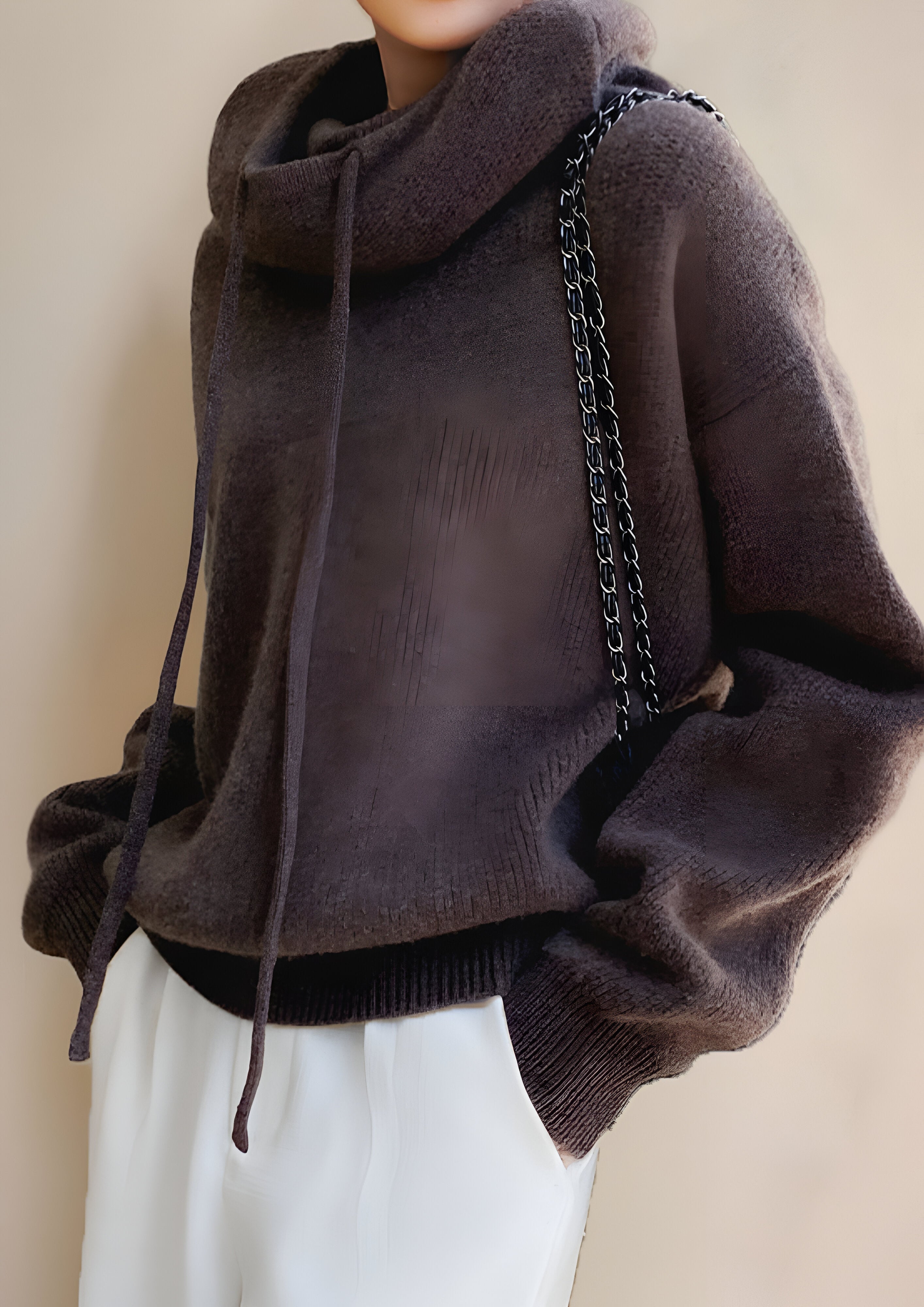 Hooded Pull-Over Jumper | Women's Loose Fit