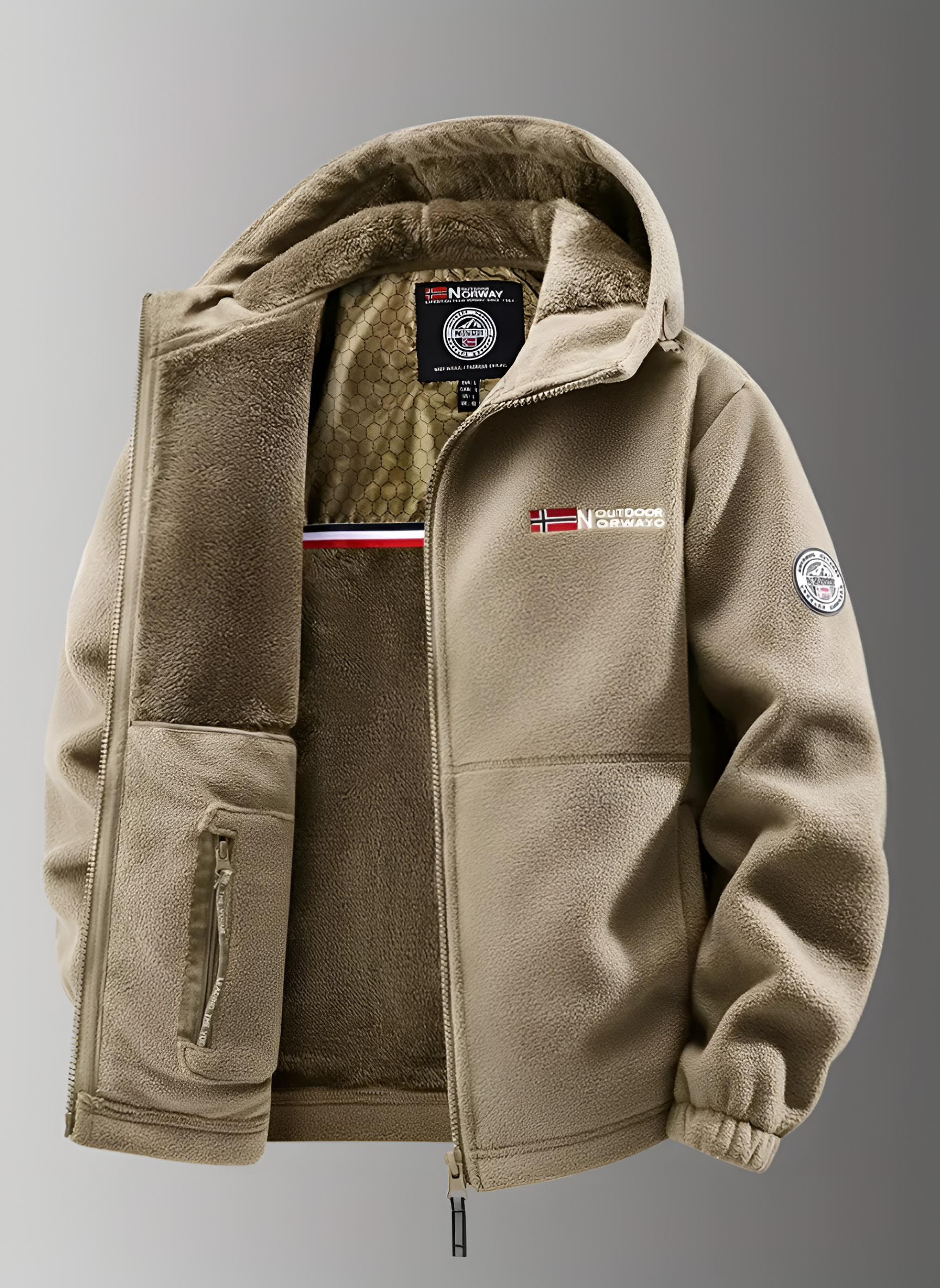 Nordic Explorer Jacket | Men's Winter Hooded Warm Durable