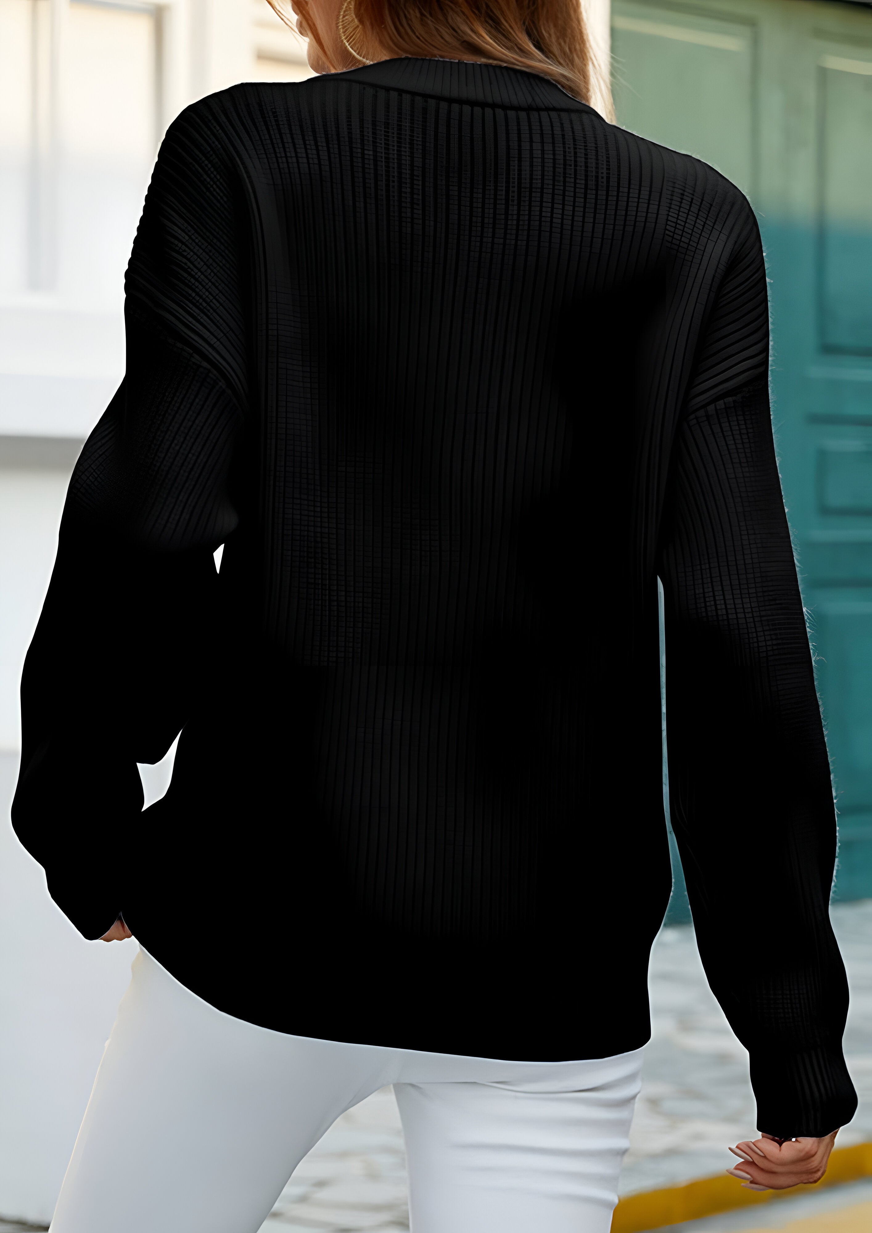 Round Neck Loose Jumper | Women's Long Sleeve