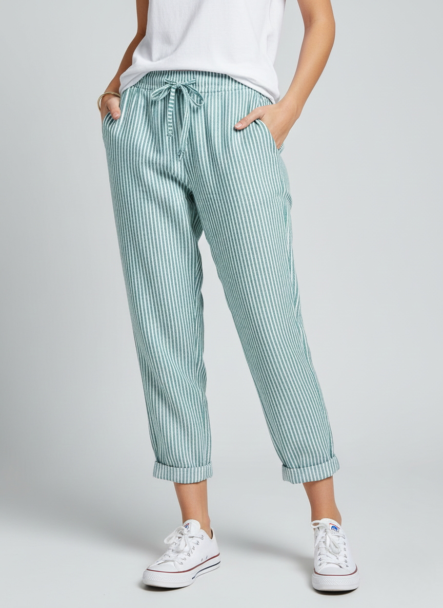 Women’s High-Waist Pants | Flowing Fit
