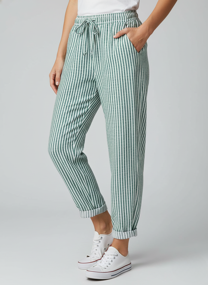 Women’s High-Waist Pants | Flowing Fit