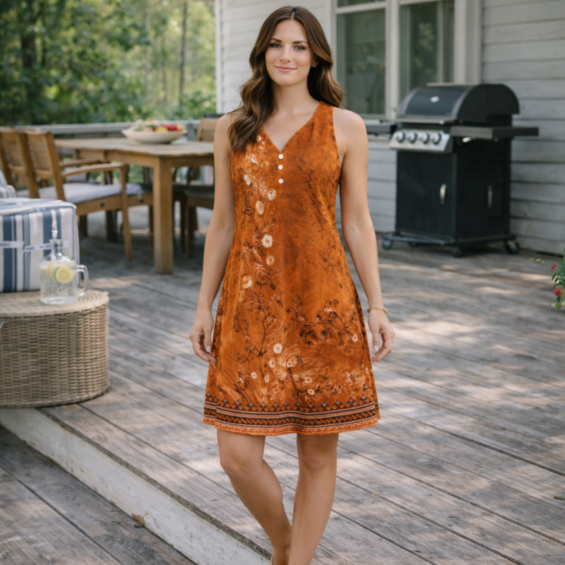 Women’s Relaxed Sleeveless Dress | Mini