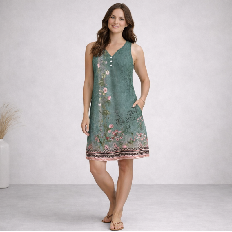 Women’s Relaxed Sleeveless Dress | Mini