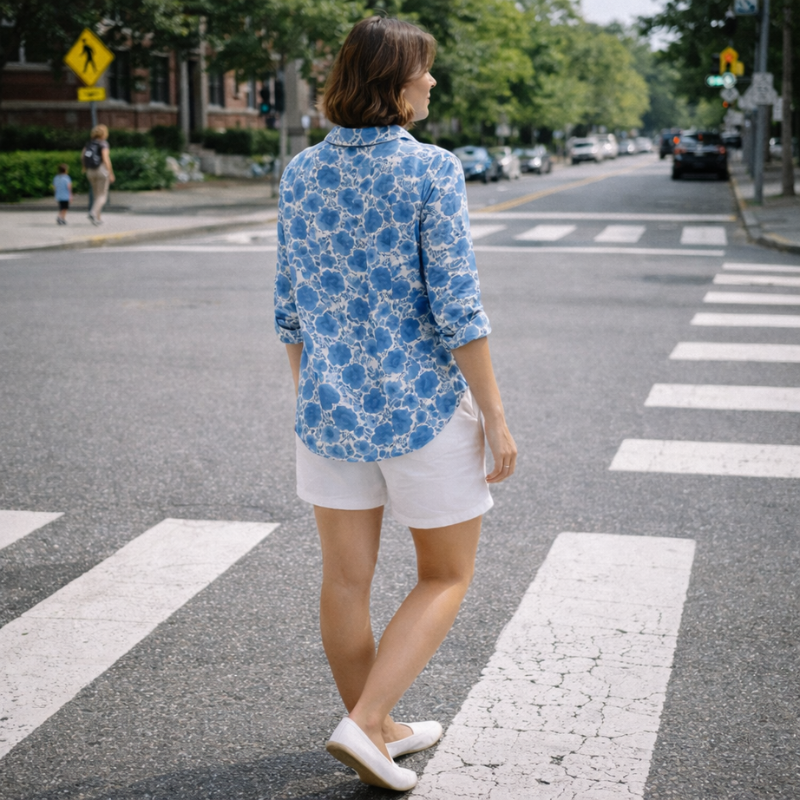 Women’s Classic Button Down Blouse | Long Sleeve