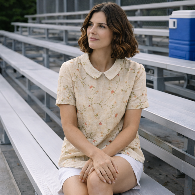Women’s Printed Vintage Blouse | Floral