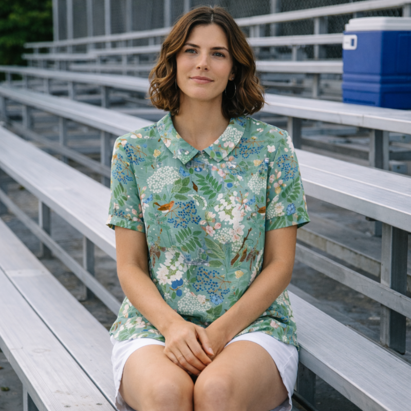 Women’s Printed Vintage Blouse | Floral