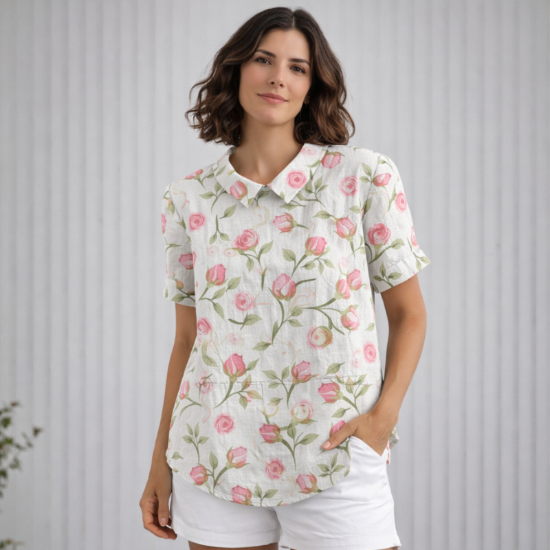 Women’s Printed Vintage Blouse | Floral
