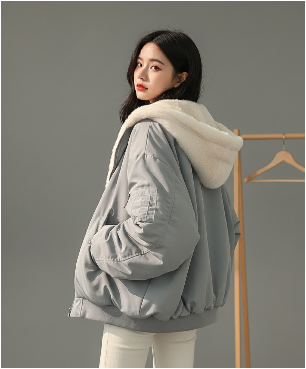 Women's Winter Hoodie Jacket | Oversized