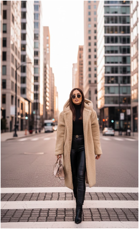 Women's Warm Long Coat | Hooded