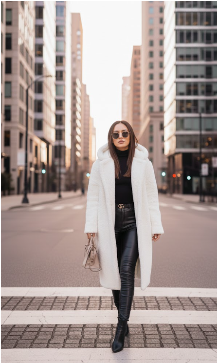 Women's Warm Long Coat | Hooded