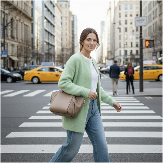 Women's Knitted Cardigan | Loose Fit