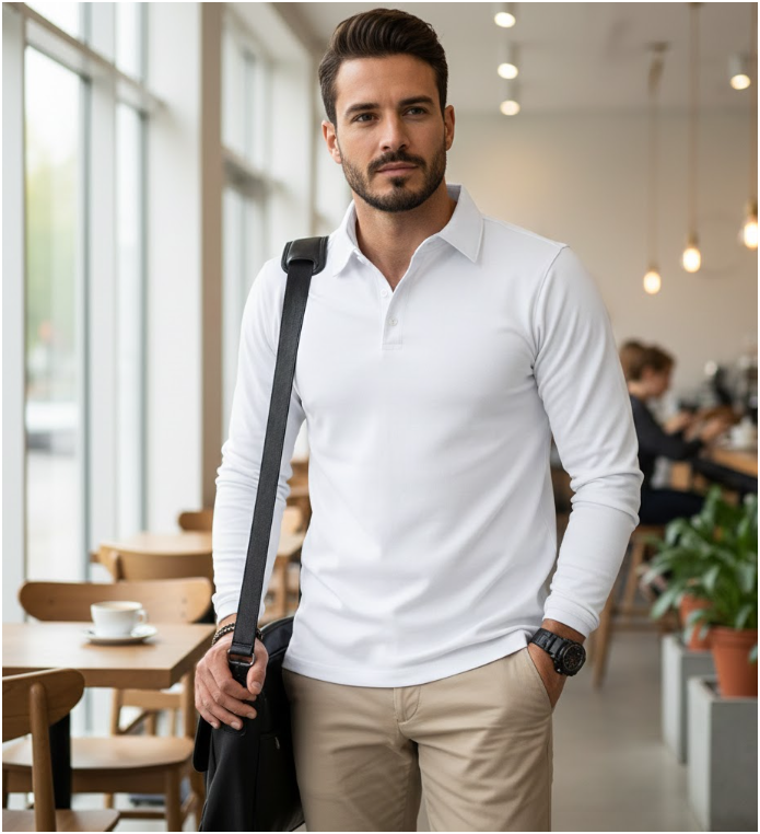 Mens Long Sleeve | Polo Shirt